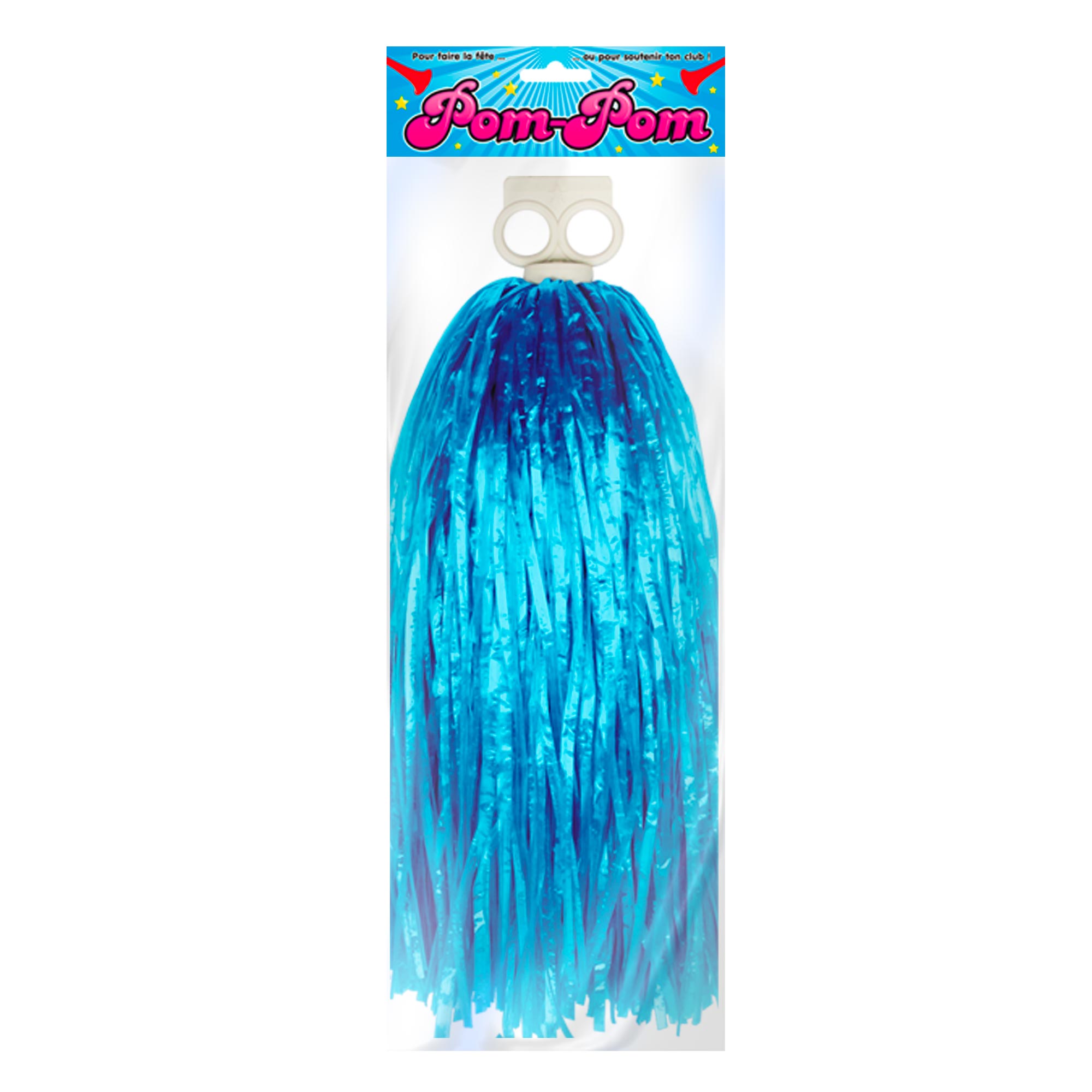 Pompon bleu clair