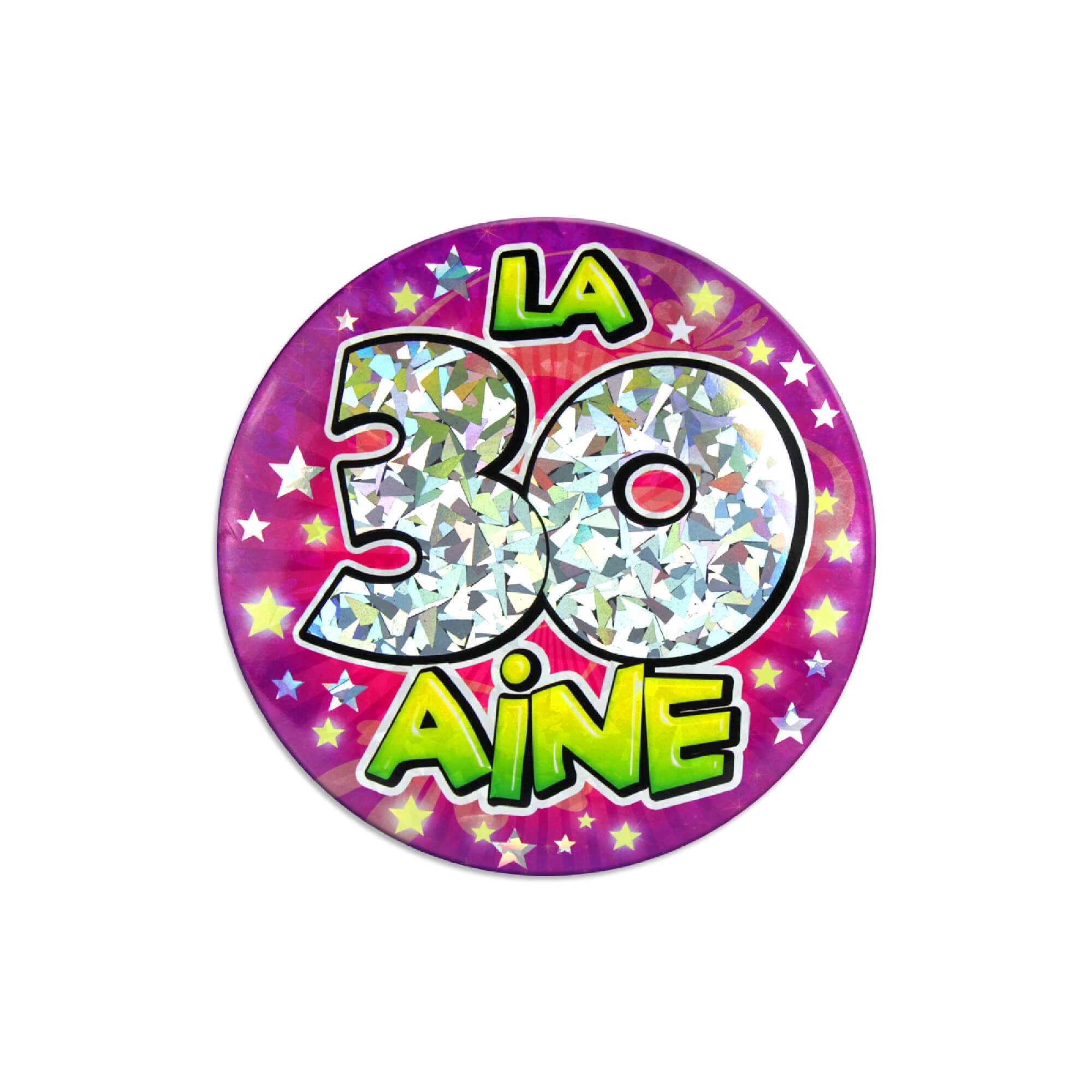 Badge 15cm 30 aine