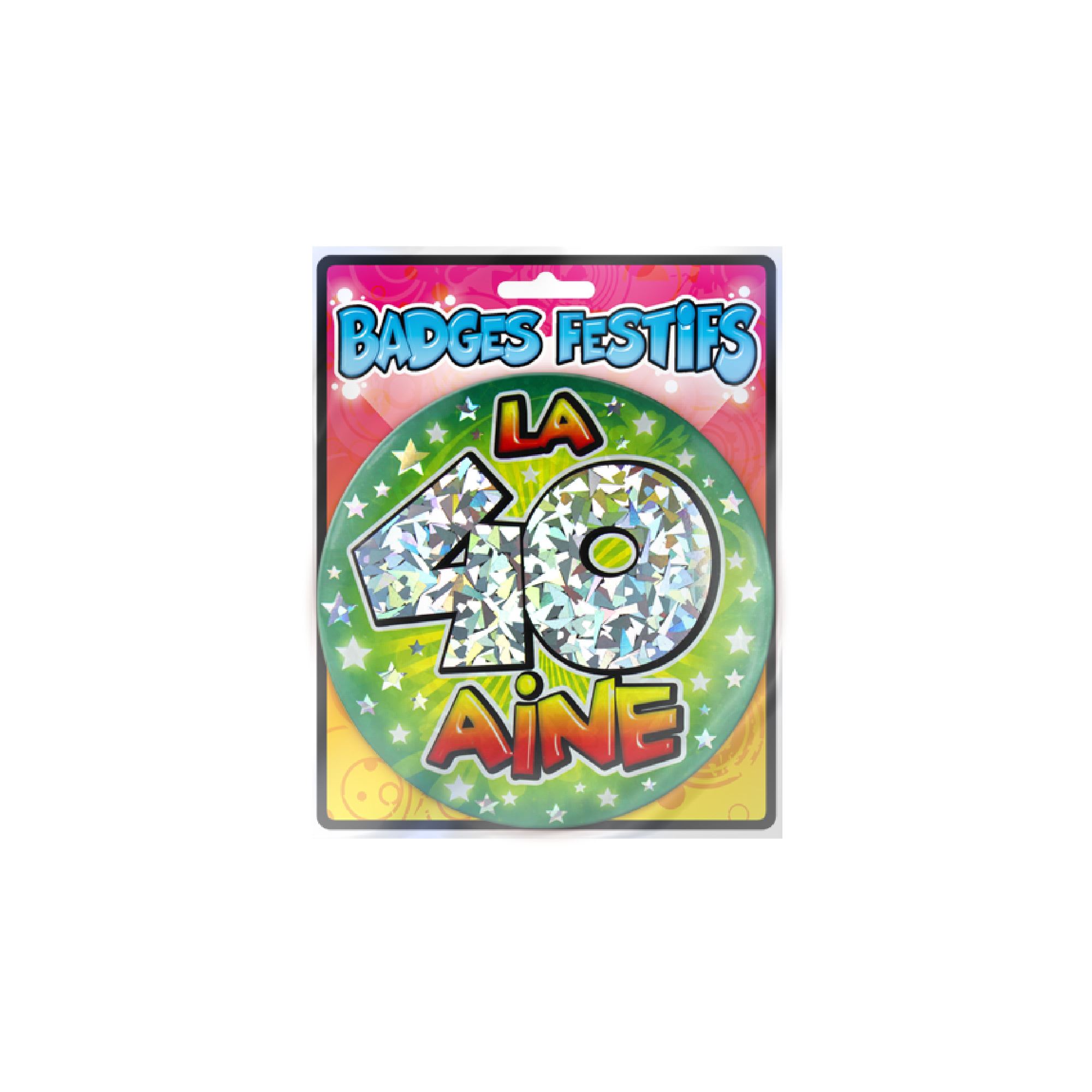 Badge 15cm 40 aine