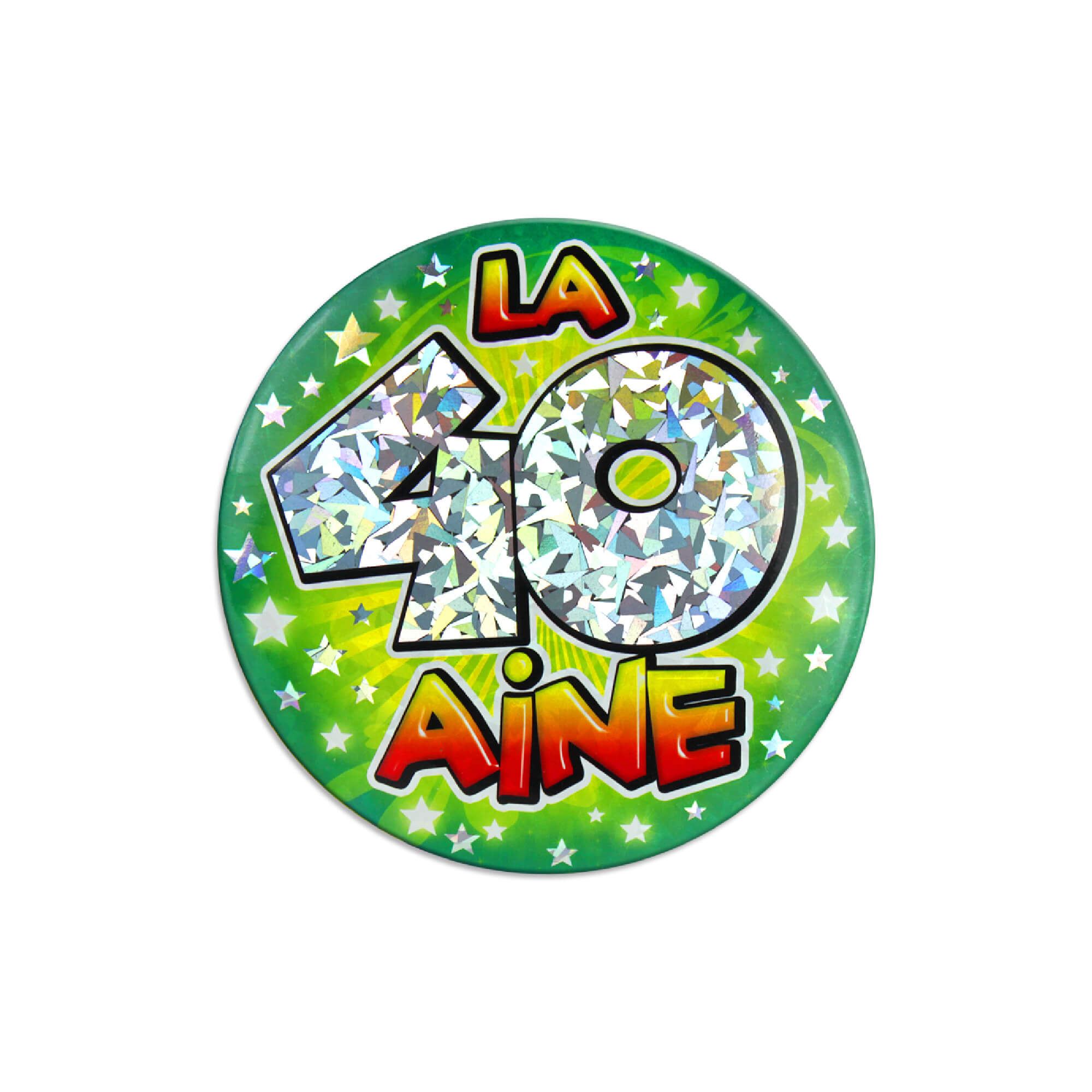 Badge 15cm 40 aine