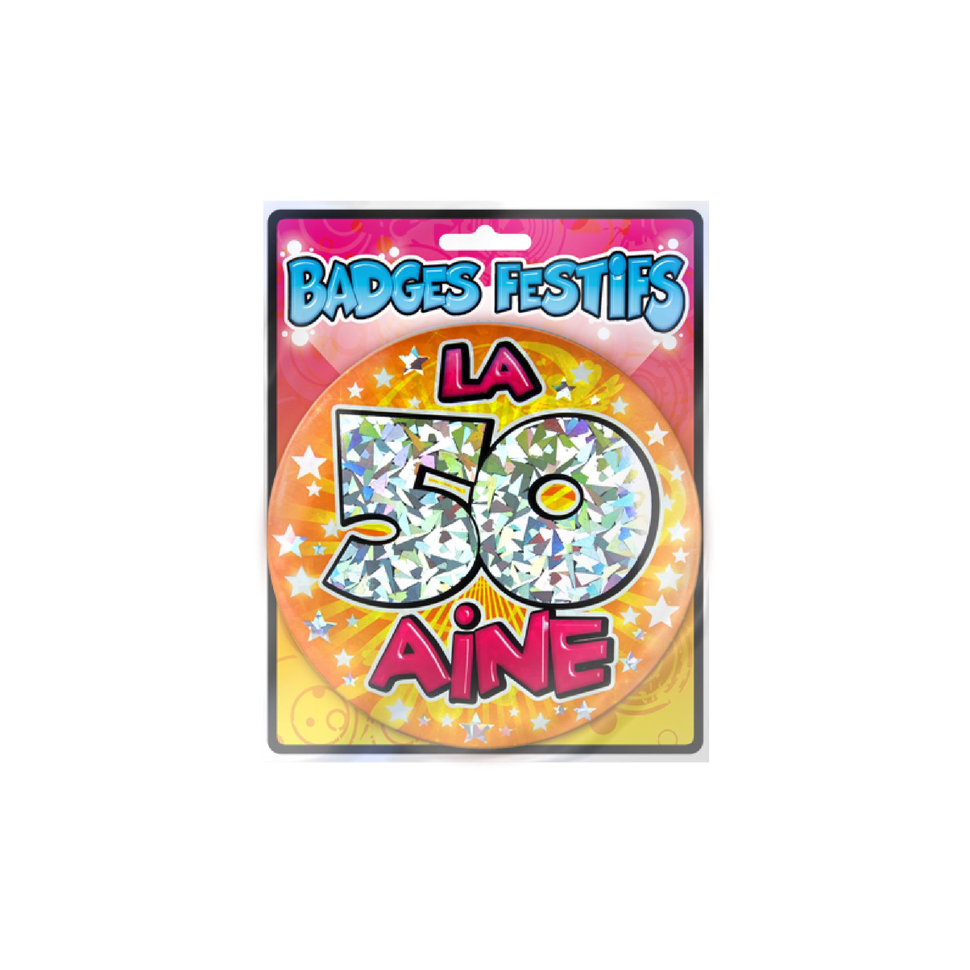 Badge 50 aine