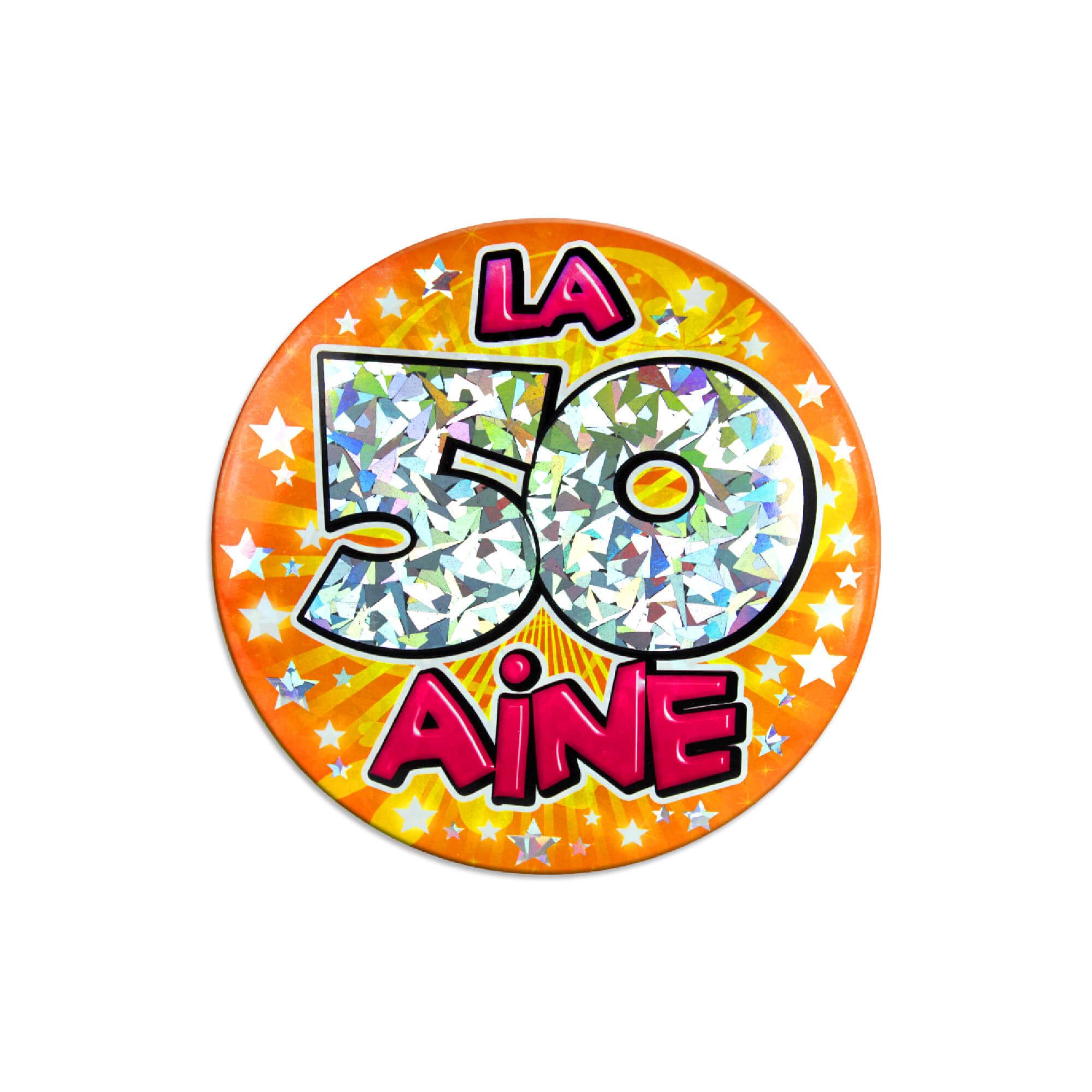 Badge 50 aine