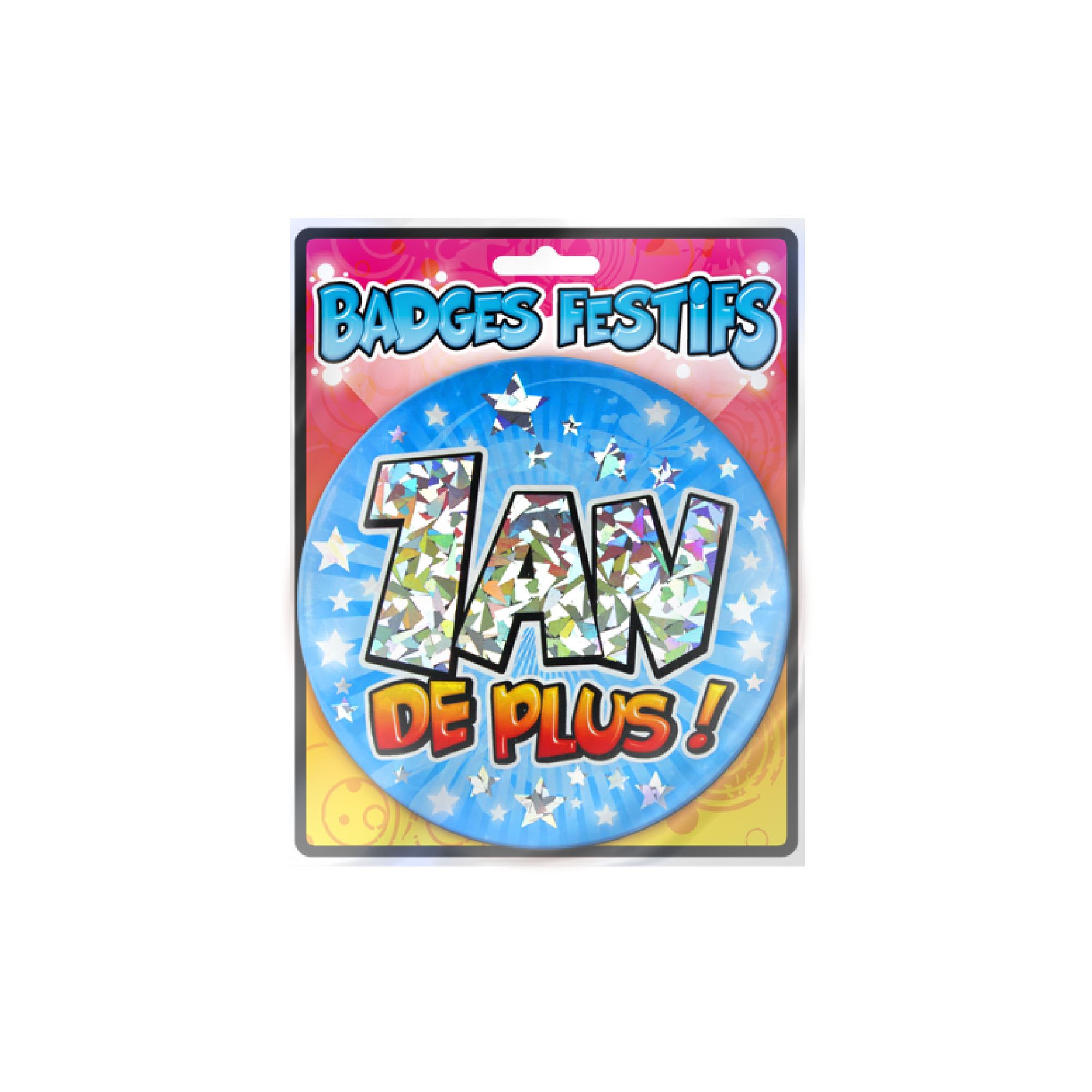 Badge 1 an de +