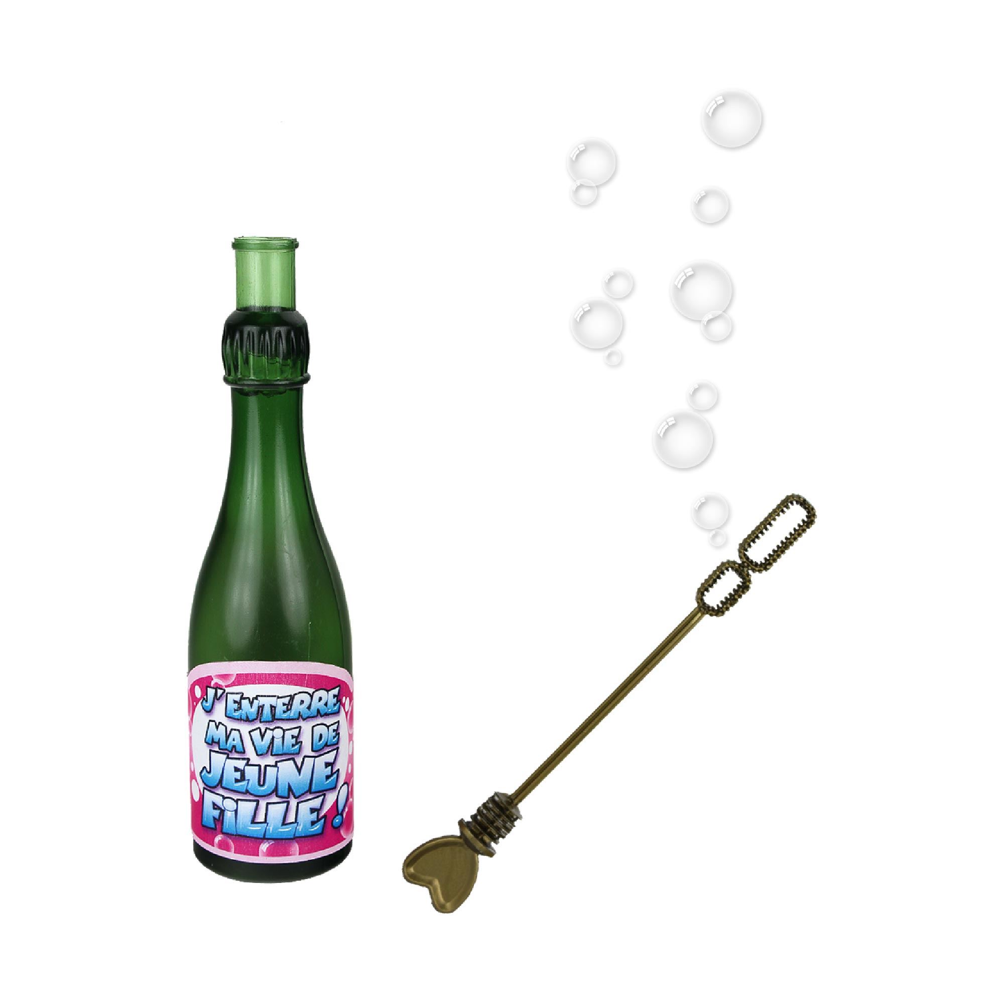Bulles a savon enterr fille