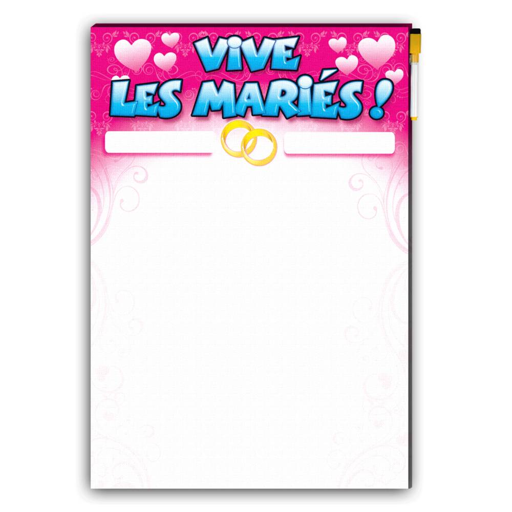 Toile a signer mariage gm