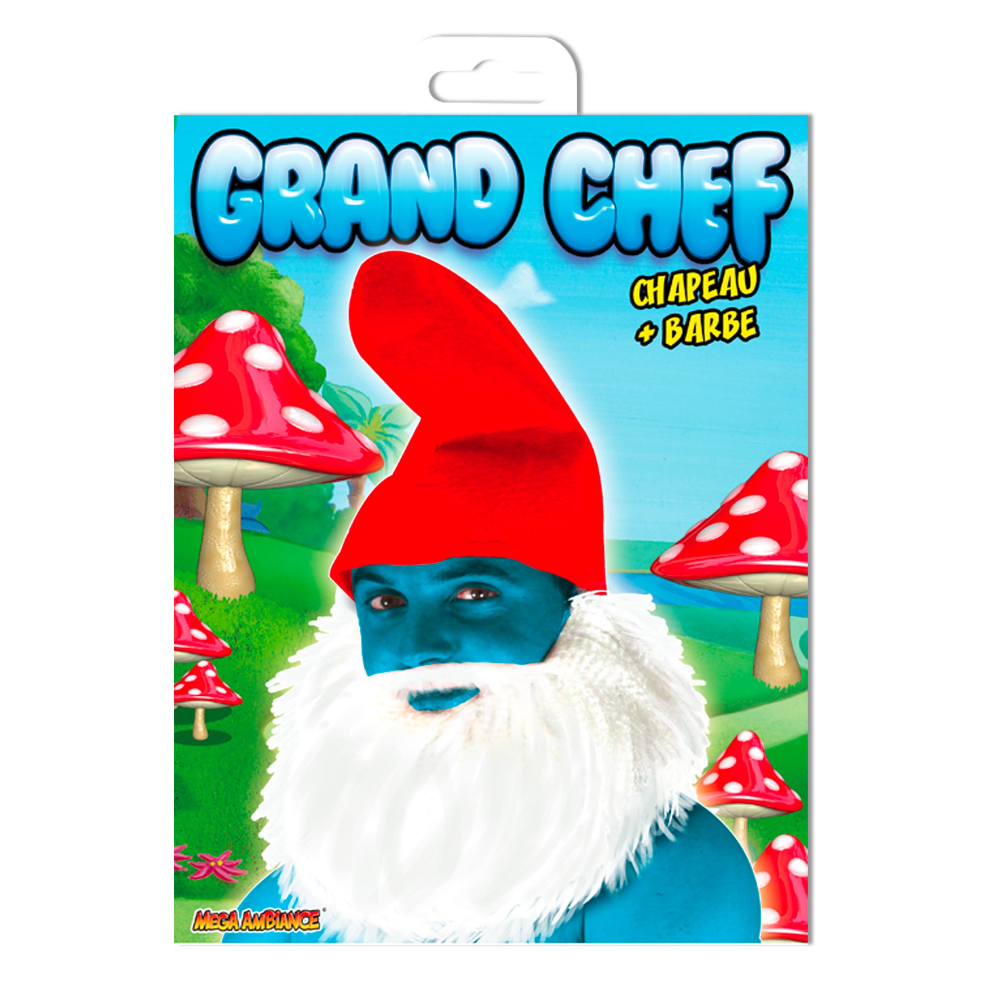 Bonnet + barbe grand chef