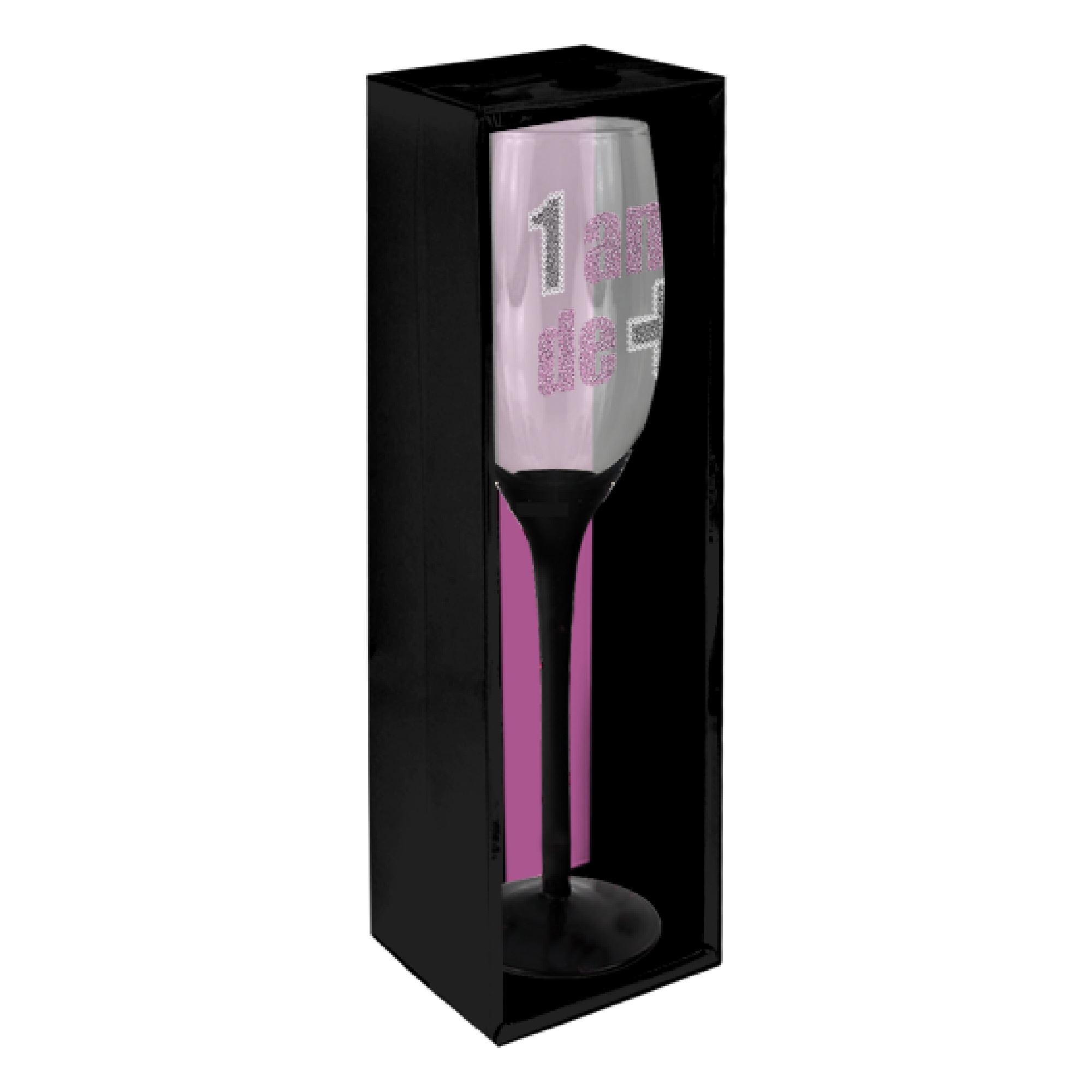 Flute champagne 1 an de+noire