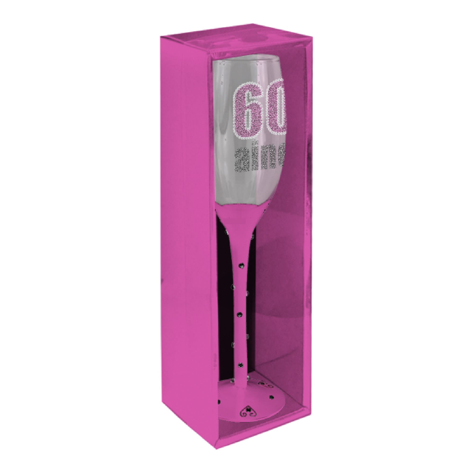 Flute champagne 60 aine rose
