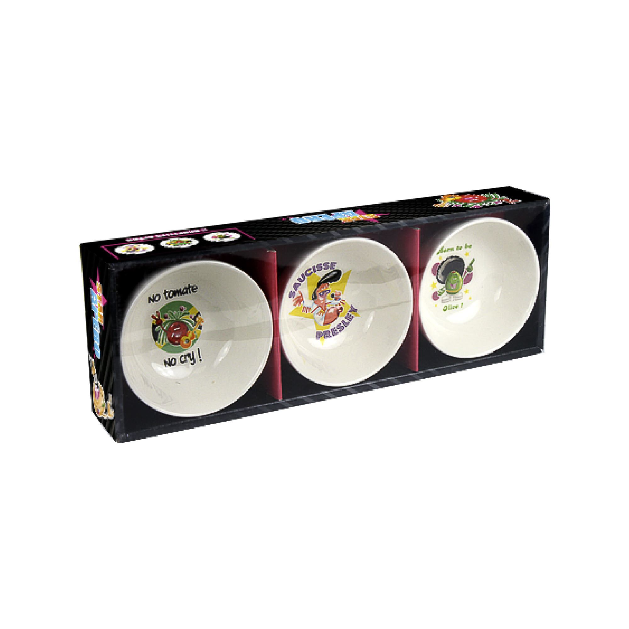 Pack 3 coupelles apero