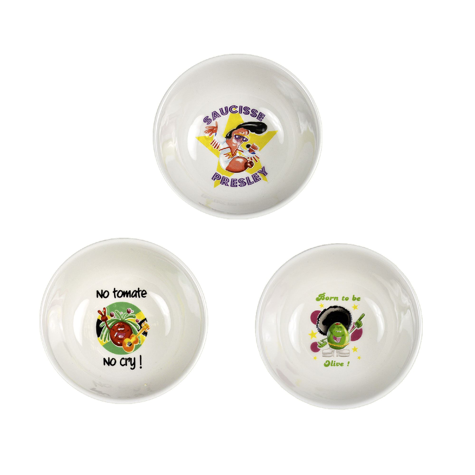 Pack 3 coupelles apero
