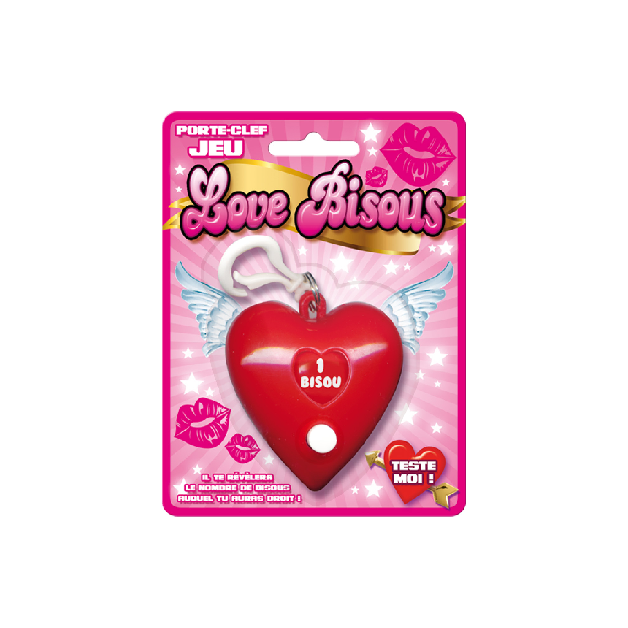 Porte cle jeu love bisous