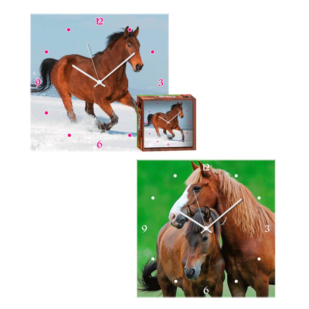 Horloge cheval carree 2mods