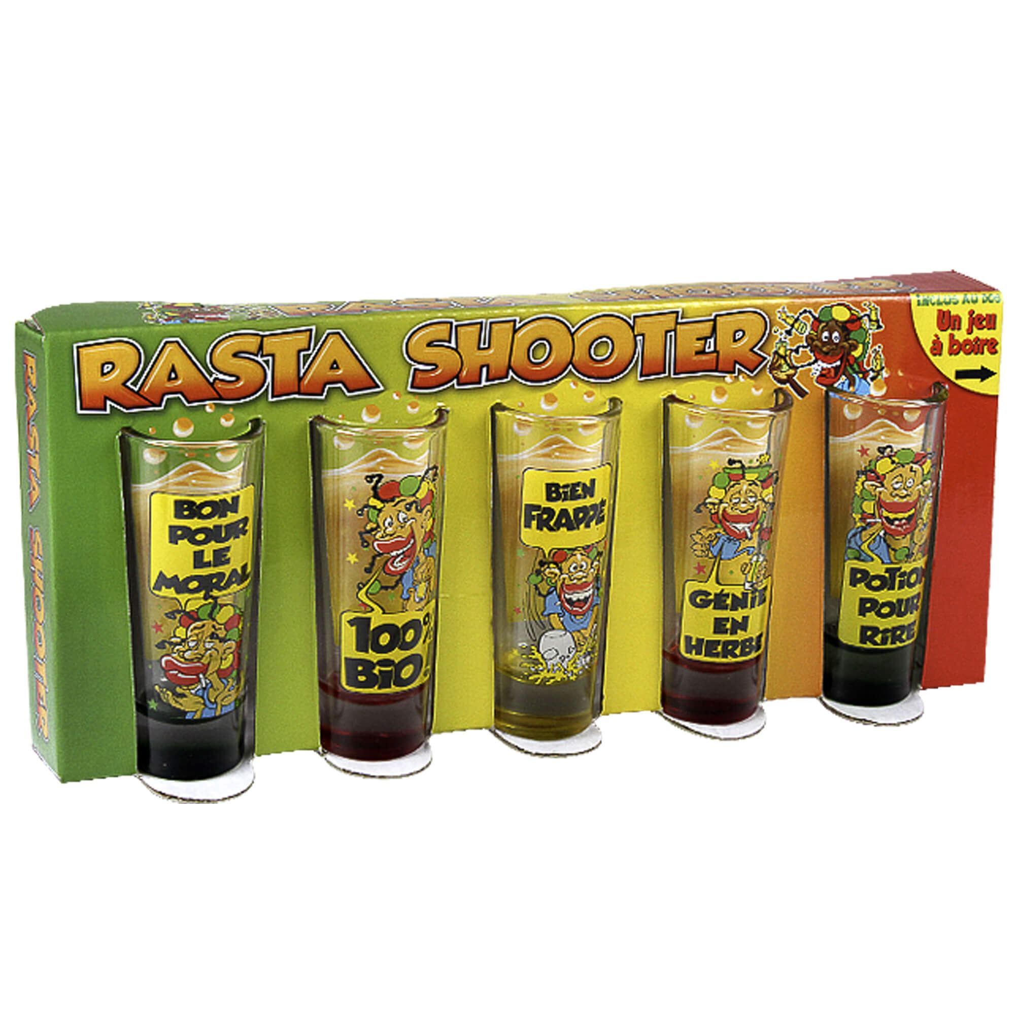Pack 5 shooters rasta