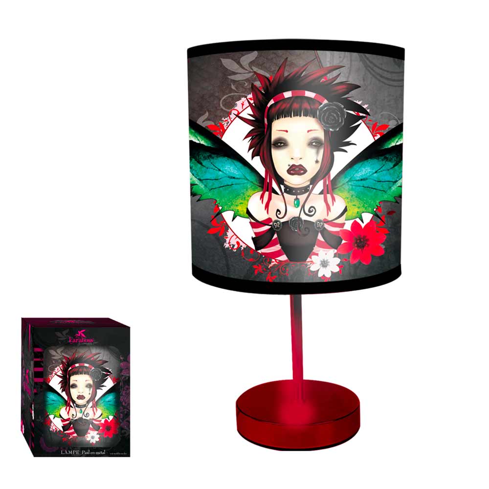 Lampe  rouge karaboss