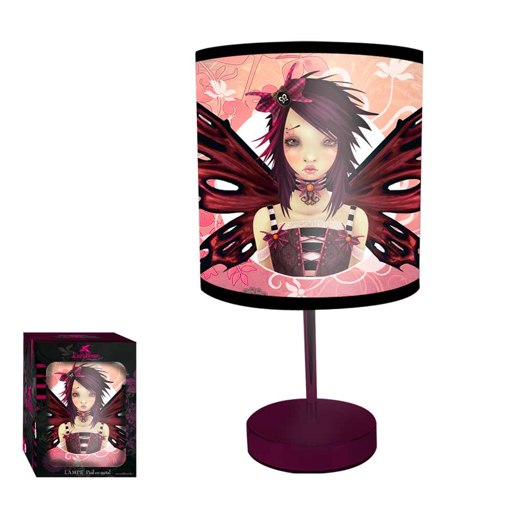 Lampe  karaboss marron