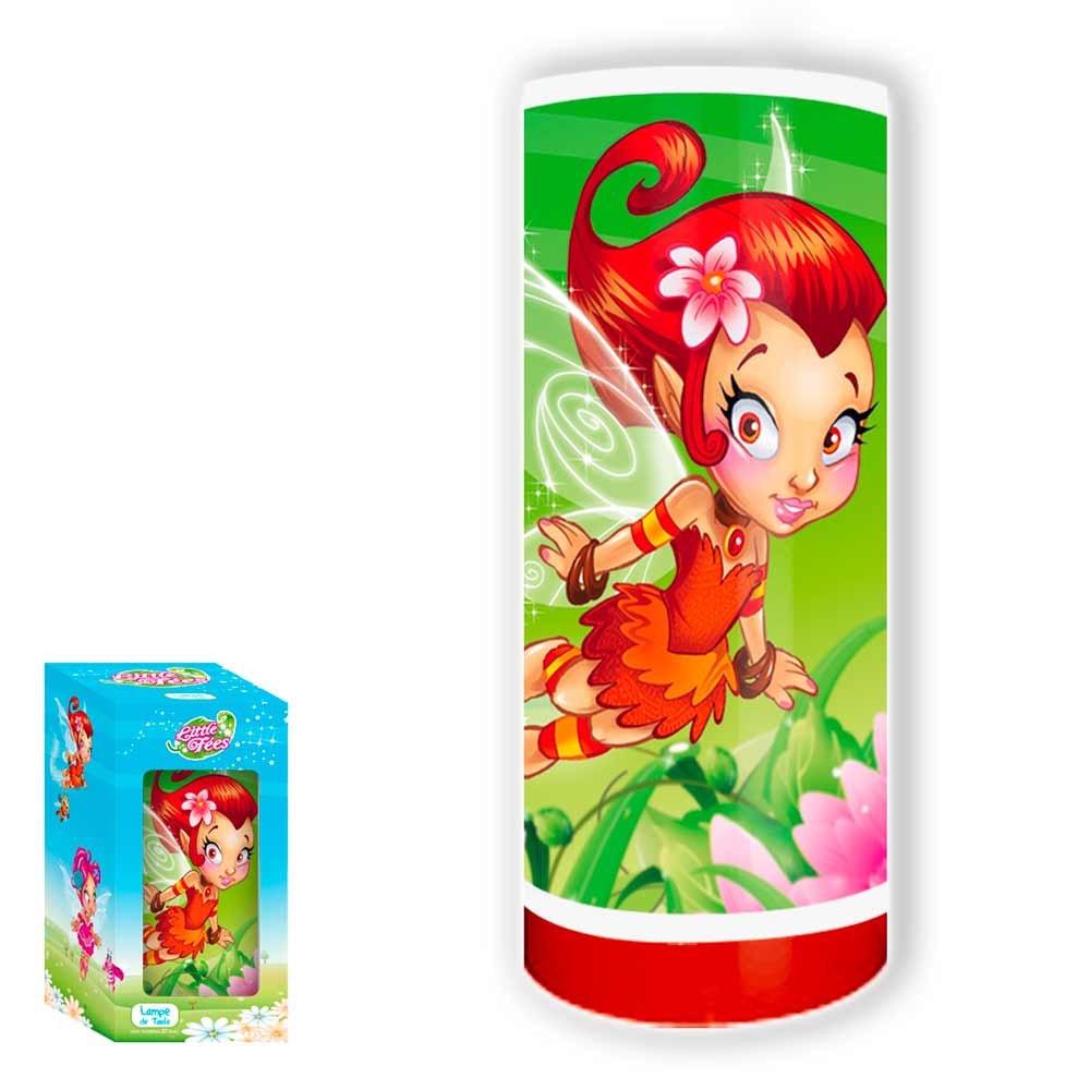 Lampe little fee robe marron