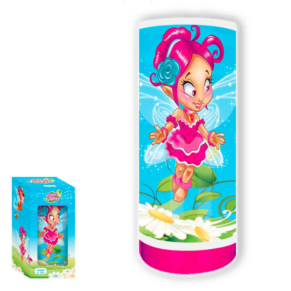 Lampe little fee robe rose