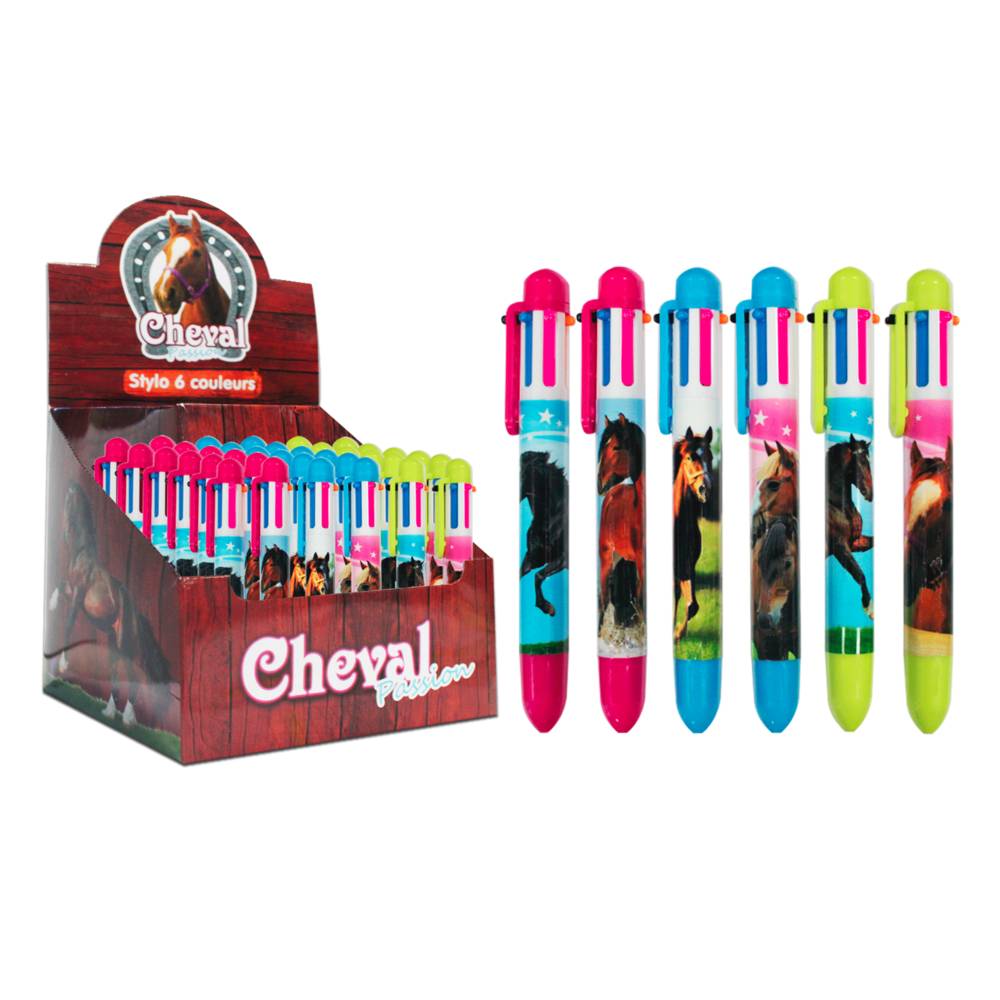 Stylo cheval 6mods/36pcs