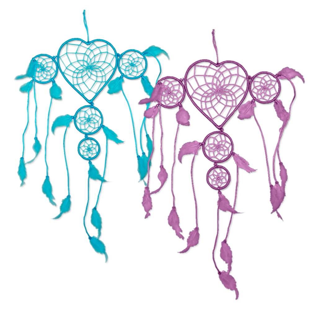 Attrape reves coeur 2mods /12pcs