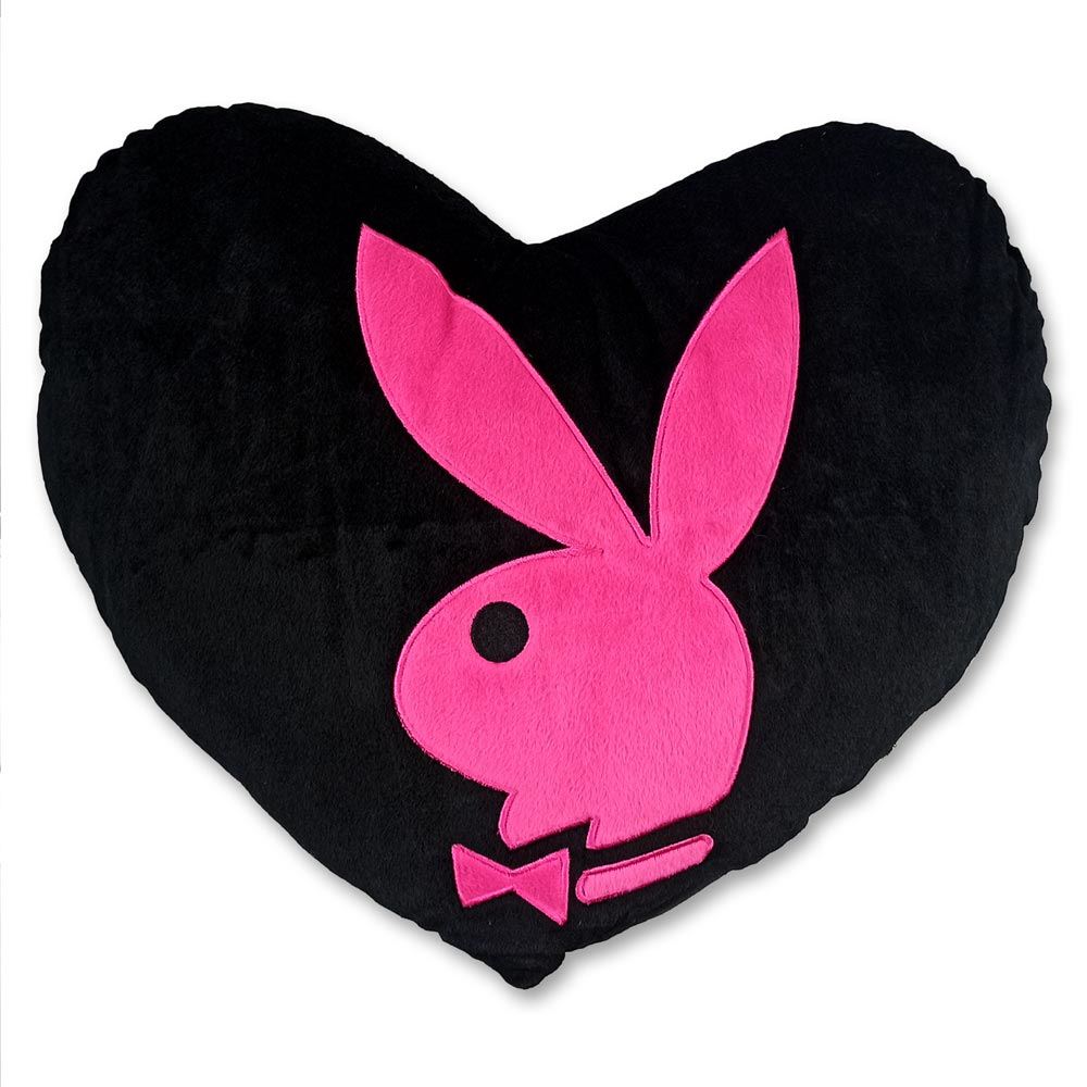 Coussin play boy coeur/