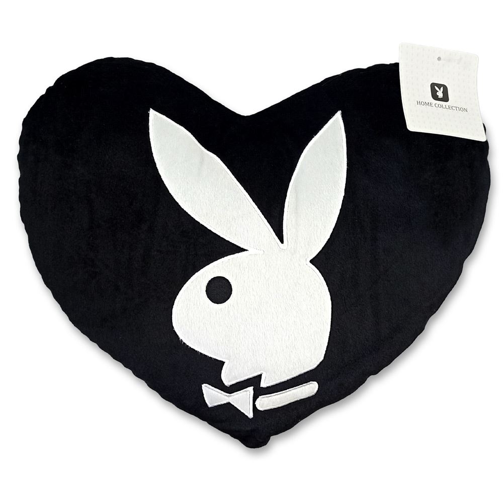 Coussin play boy coeur/