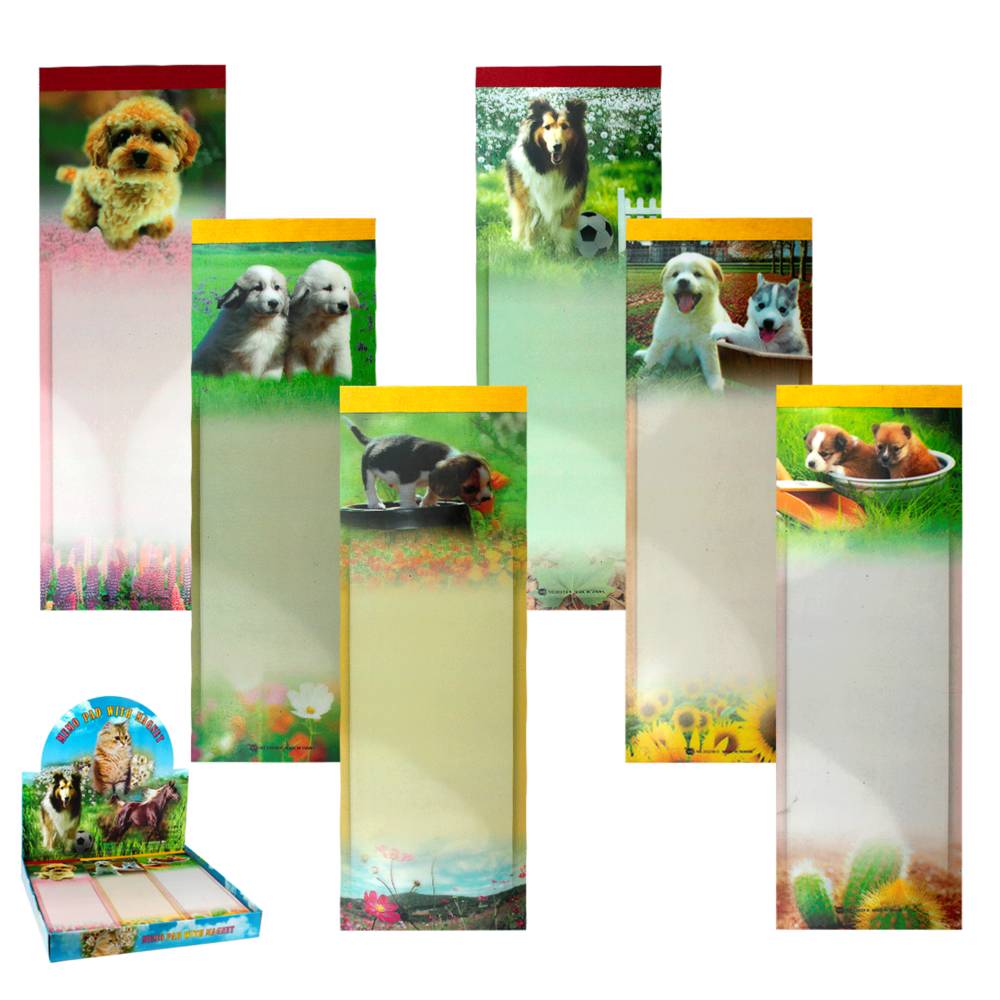 Bloc note magnetique chien
