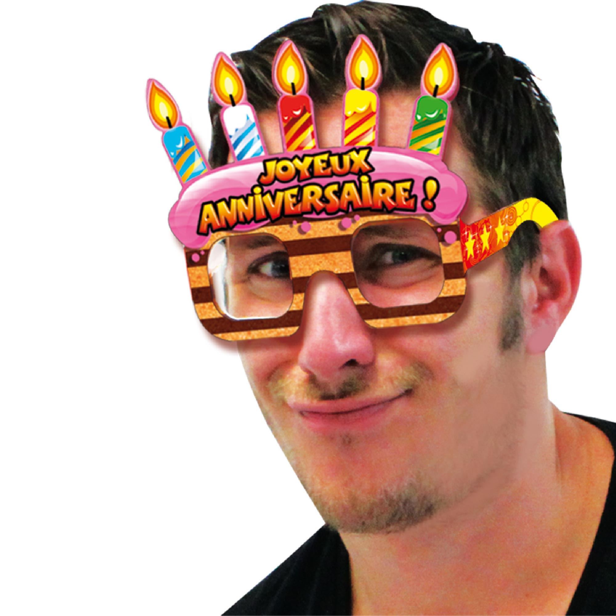 Pack 6 lunettes anniv adulte