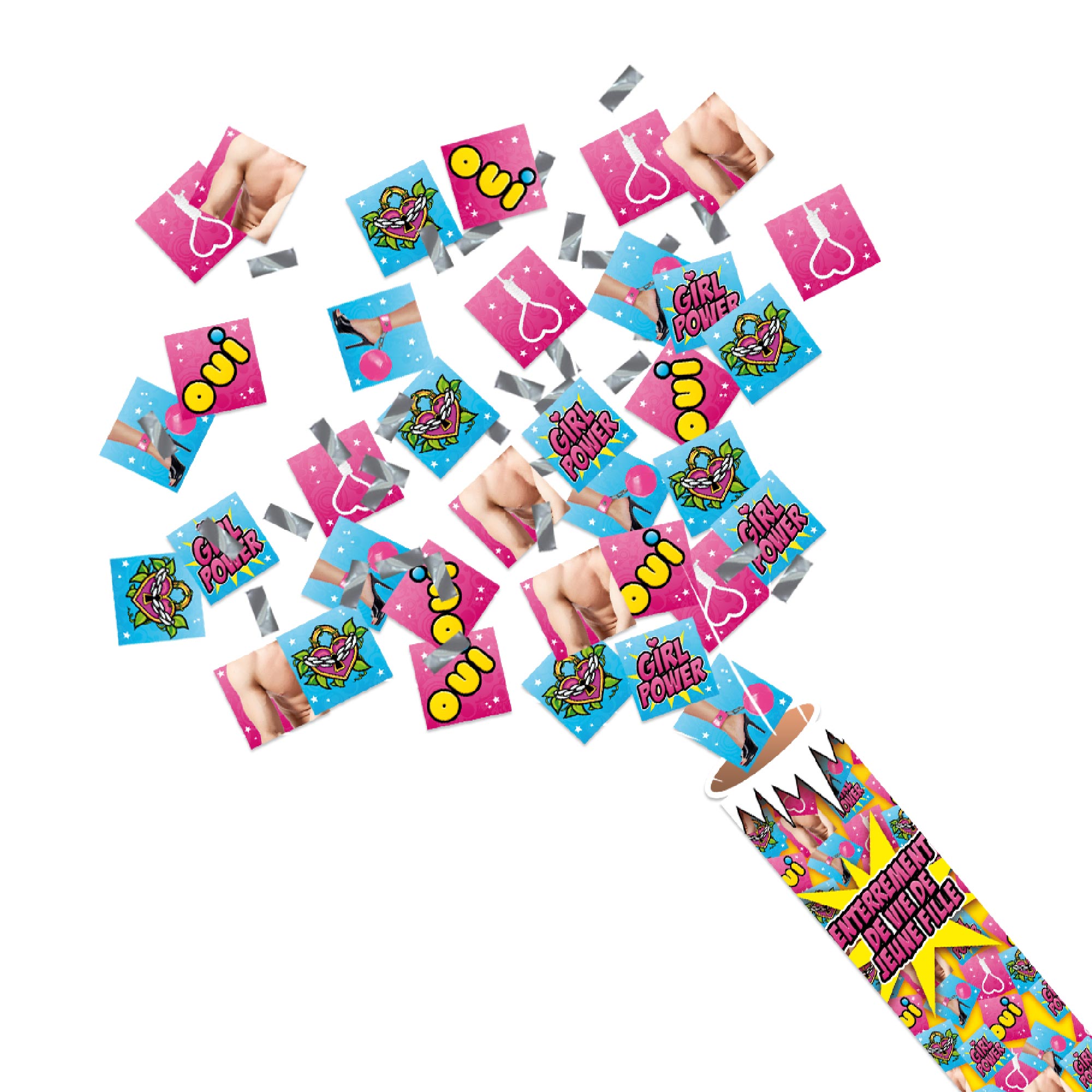 Canon confettis evjf