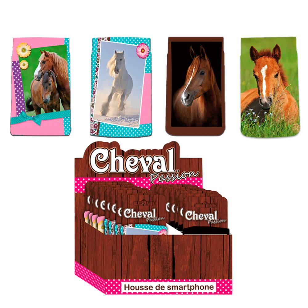 Housse telephone cheval