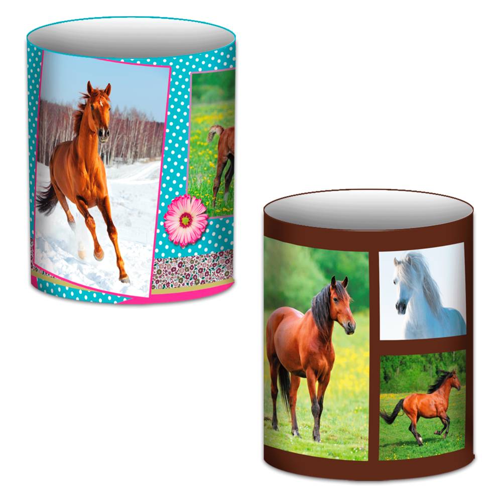 Pot a crayons cheval 2mods /12pcs