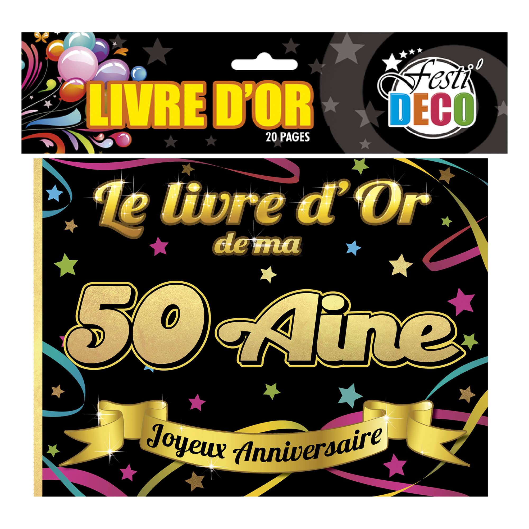 Livre d or 50 aine