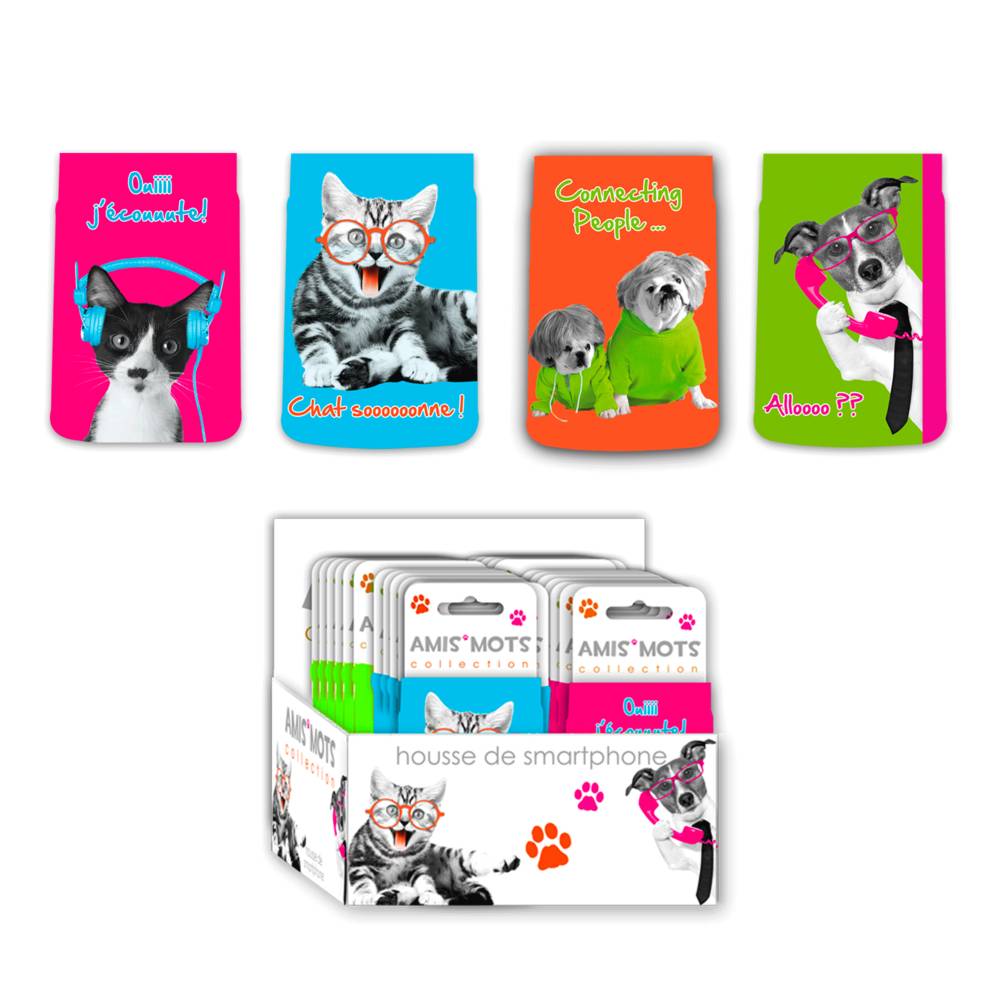 Housse telephone chien / chat