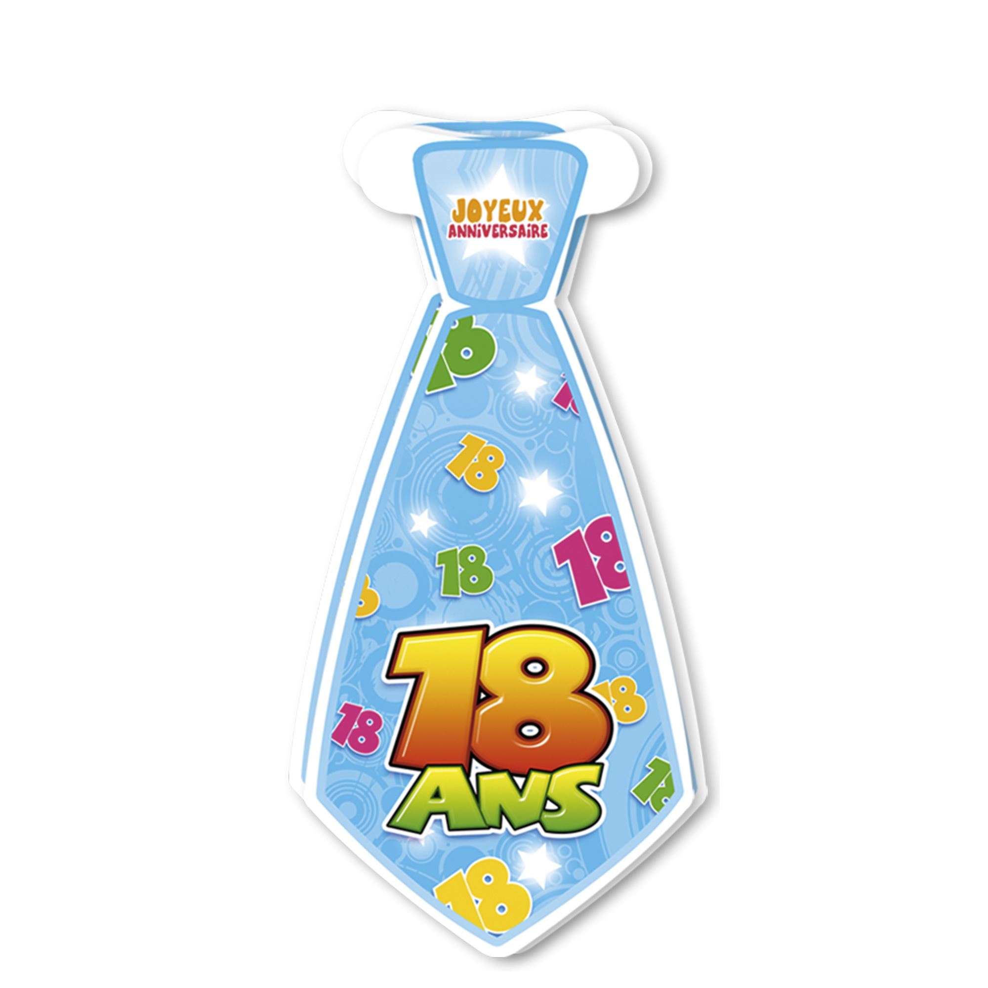 Sachet 6 cravates 18ans