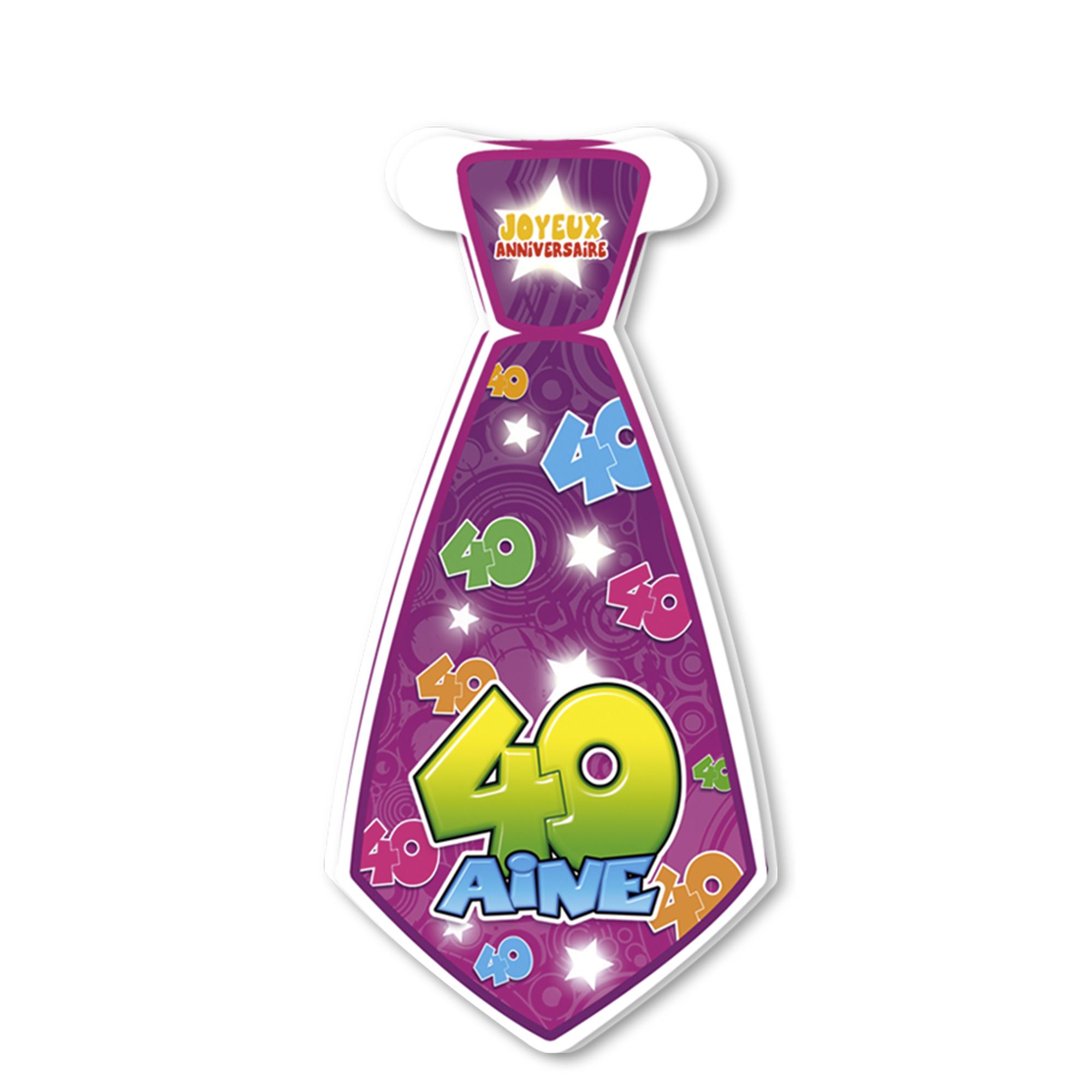 Sachet 6 cravates 40aine