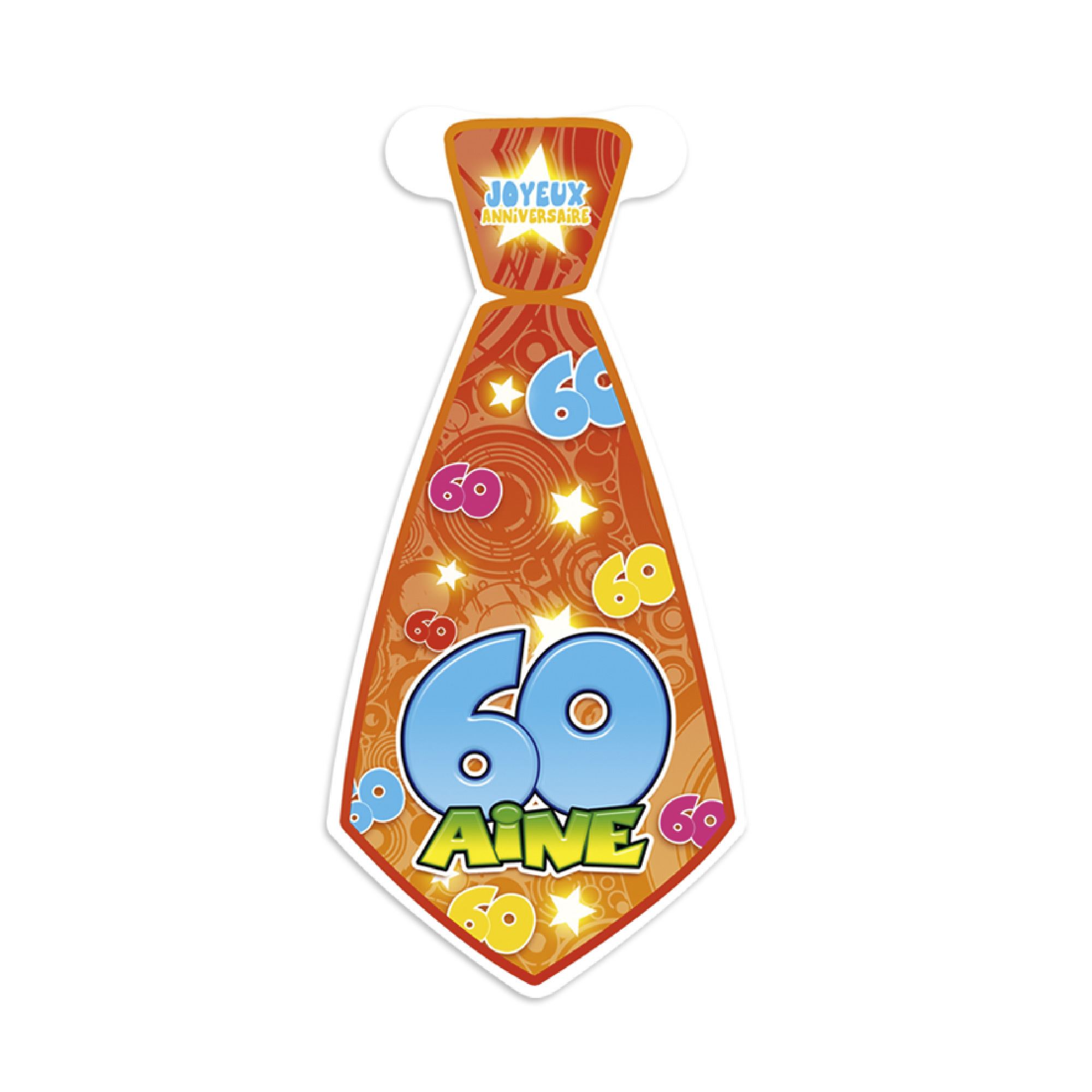 Sachet 6 cravates 60aine