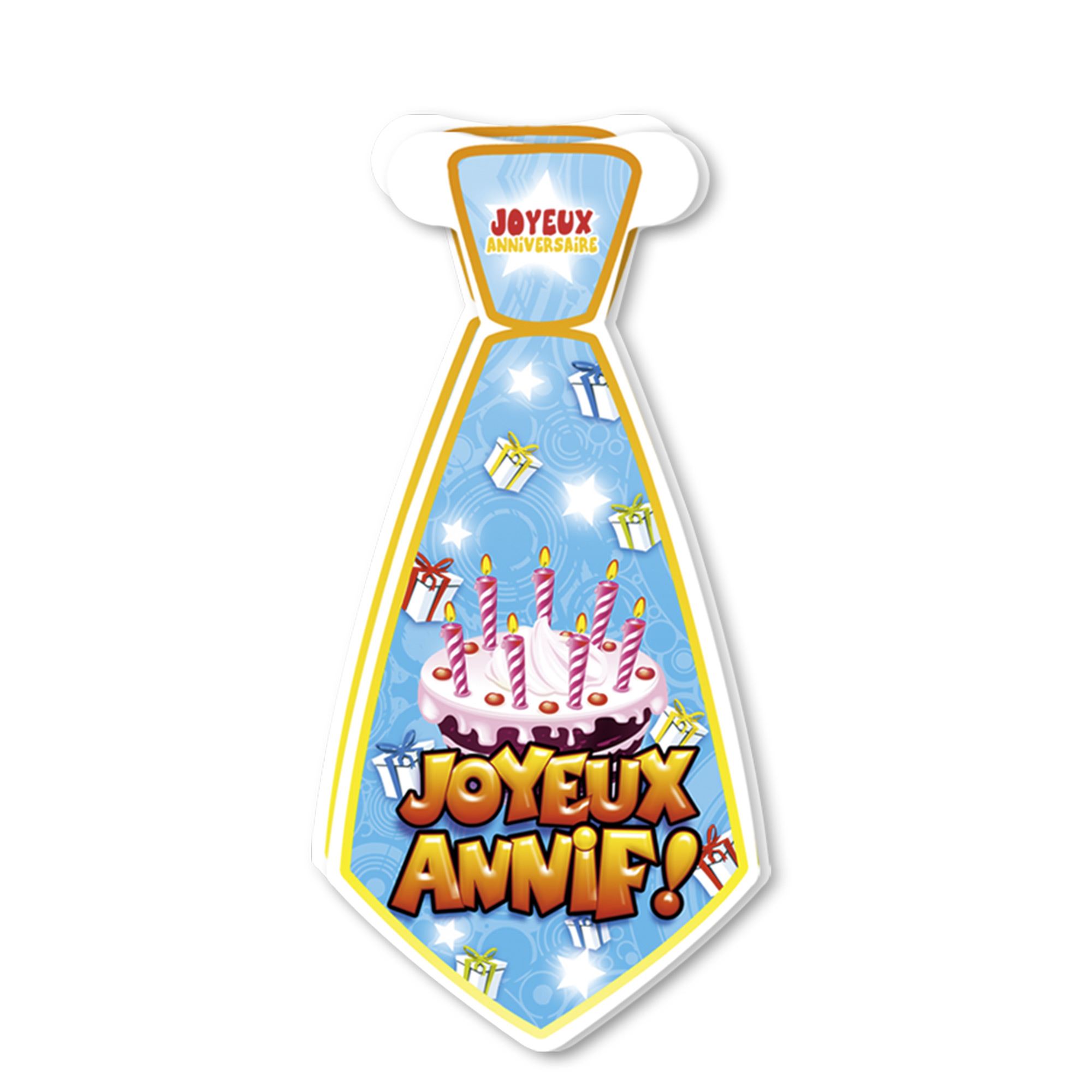 Sachet 6 cravates annif