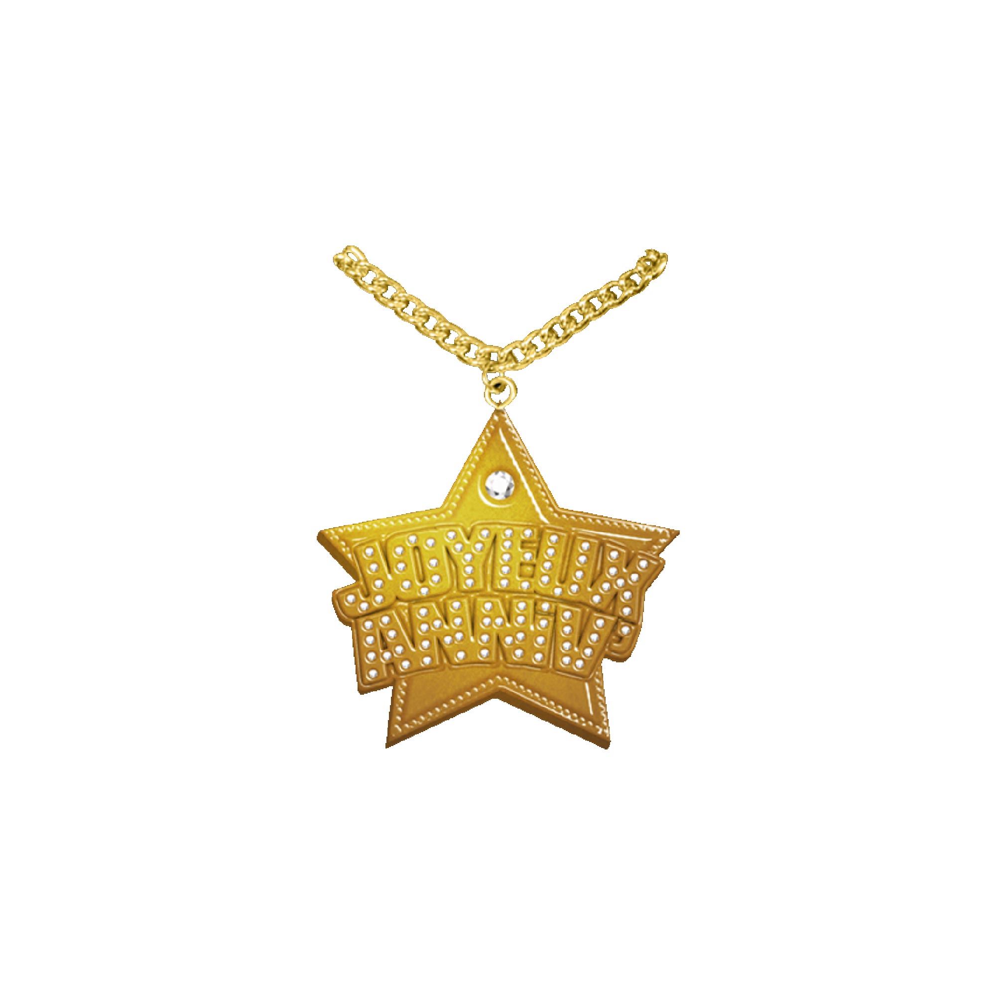 Collier bling dore joyeux an