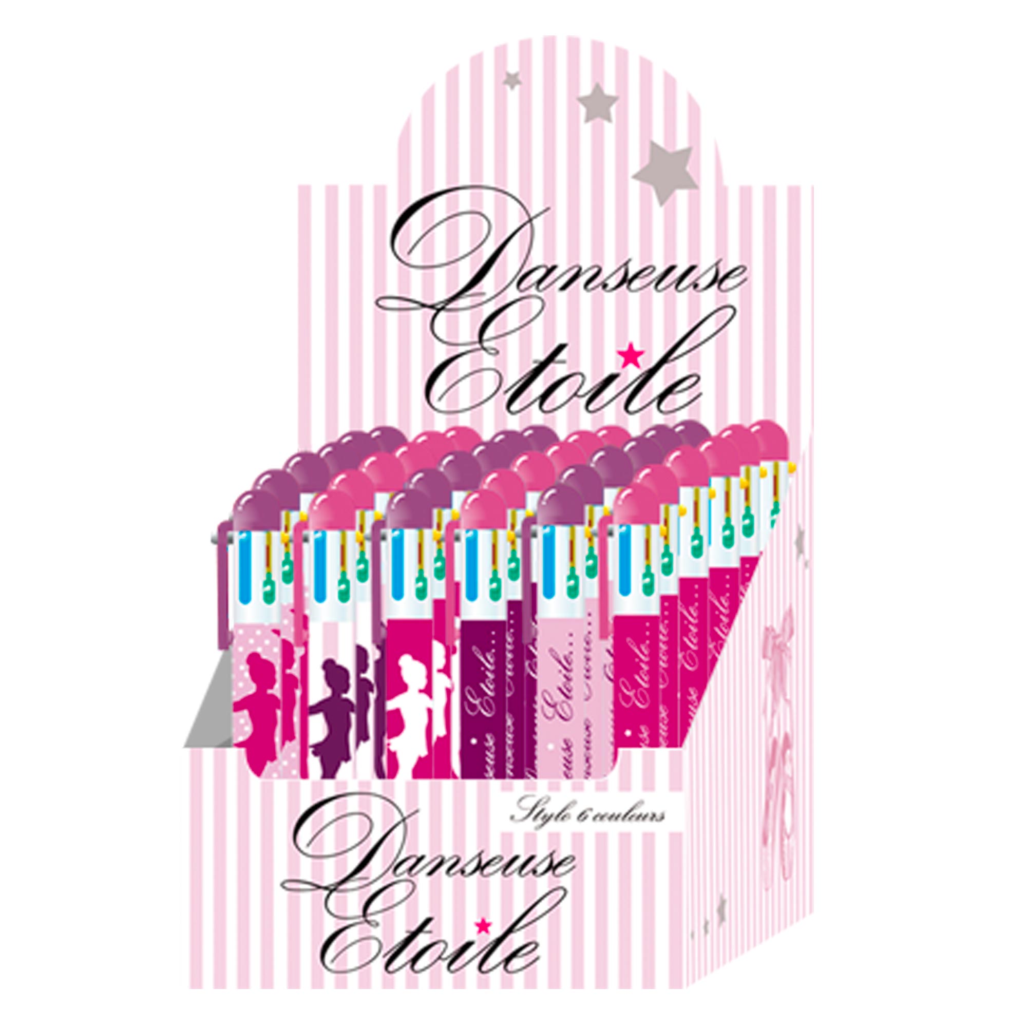 Stylo danseuse 6mods /36pcs