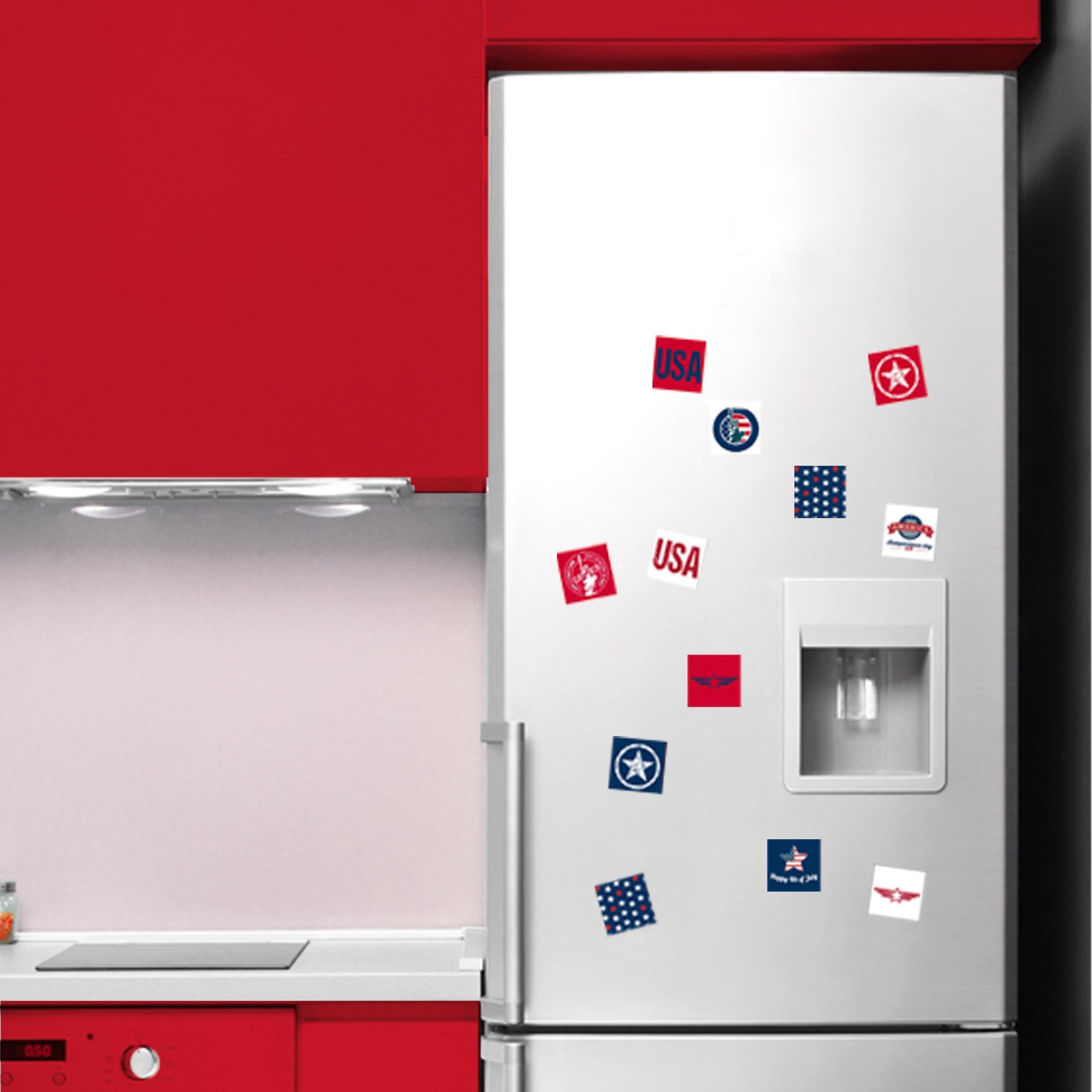 Sachet 12 magnets usa