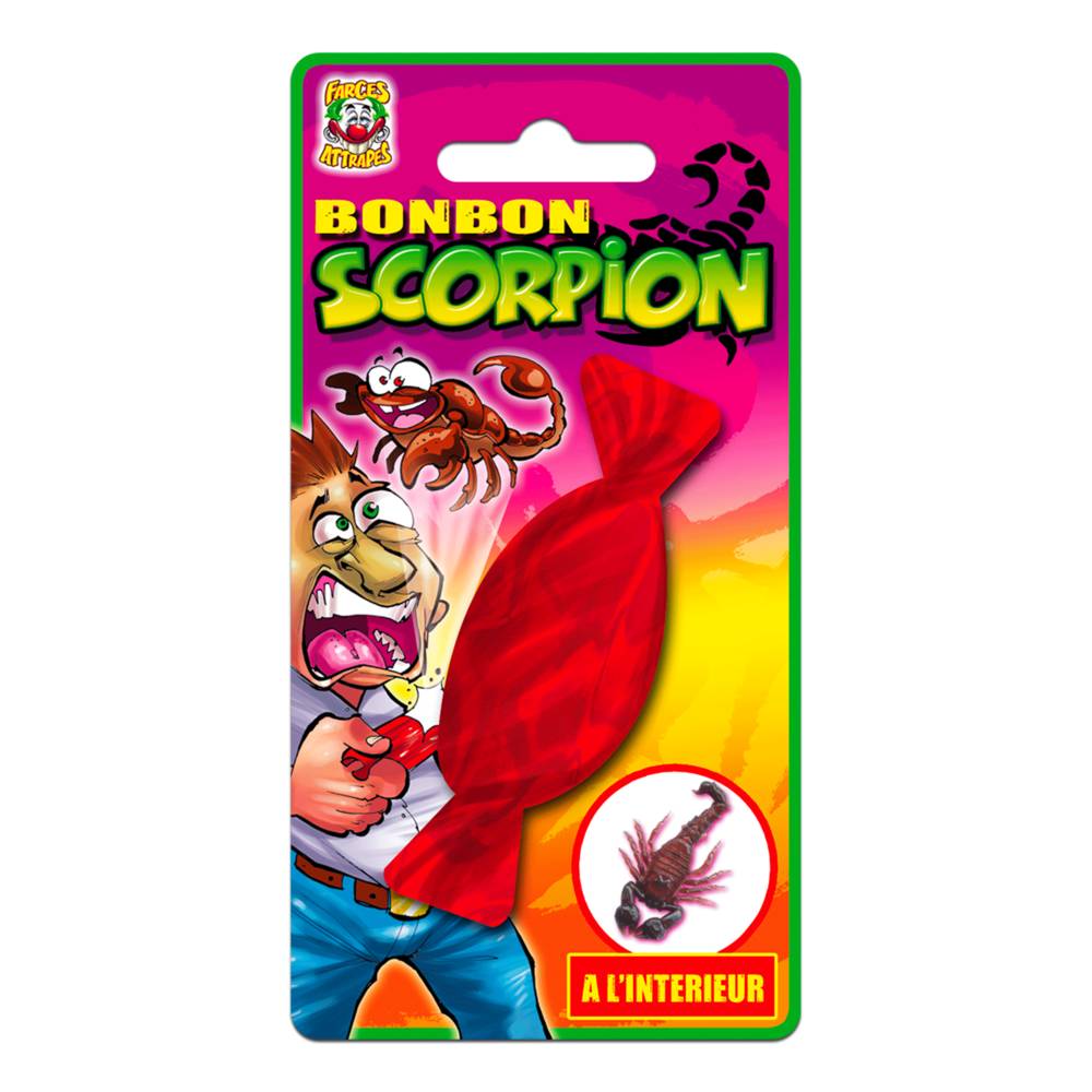 Faux bonbon scorpion