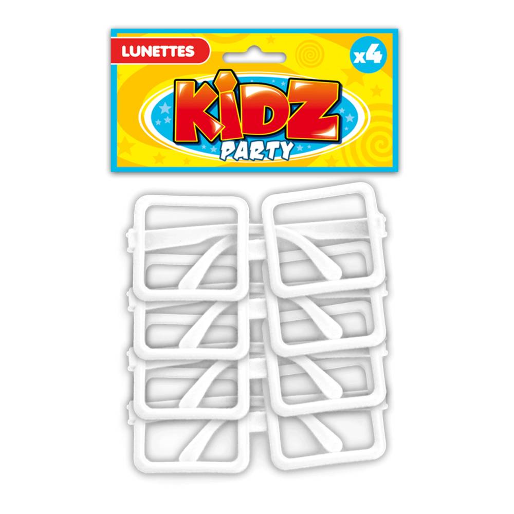 Kit 4 lunettes carrees