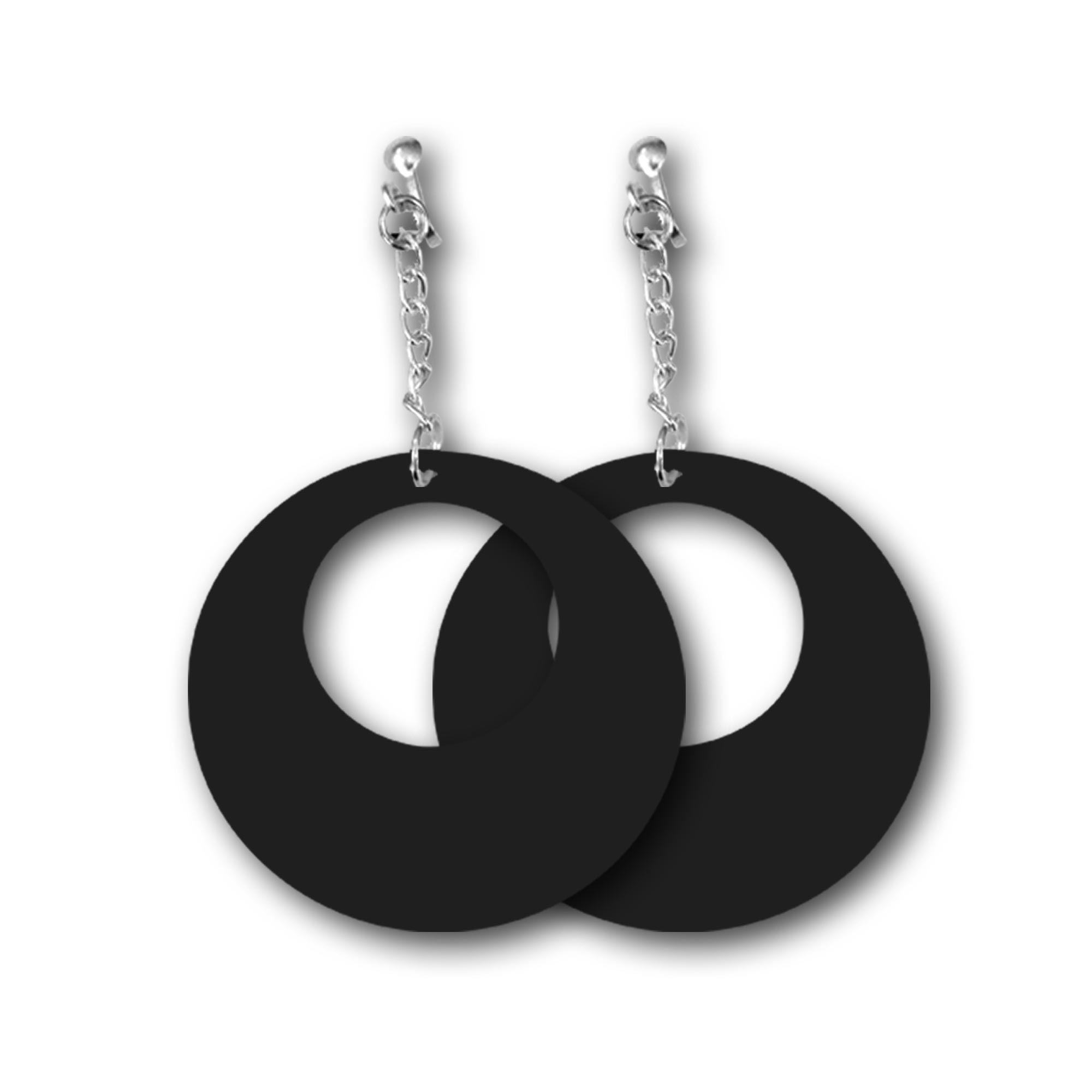 Boucles d oreilles black party