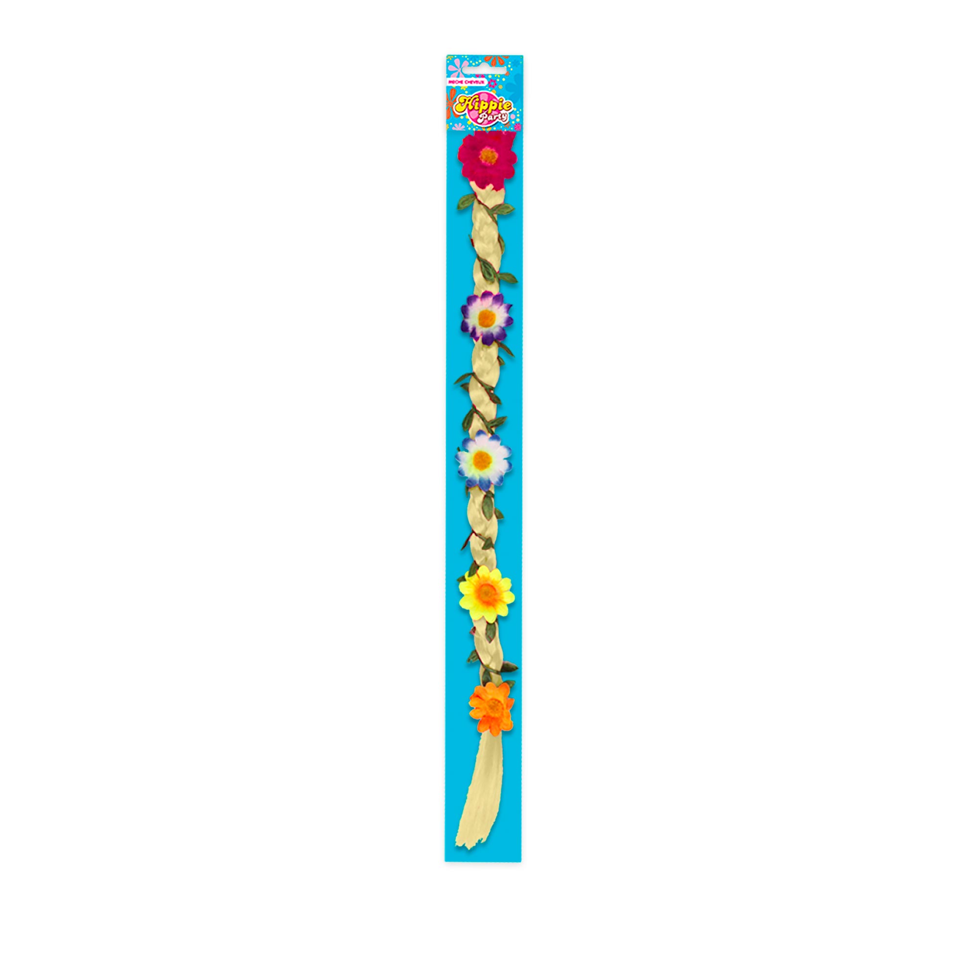 Meches fleurs hippie party