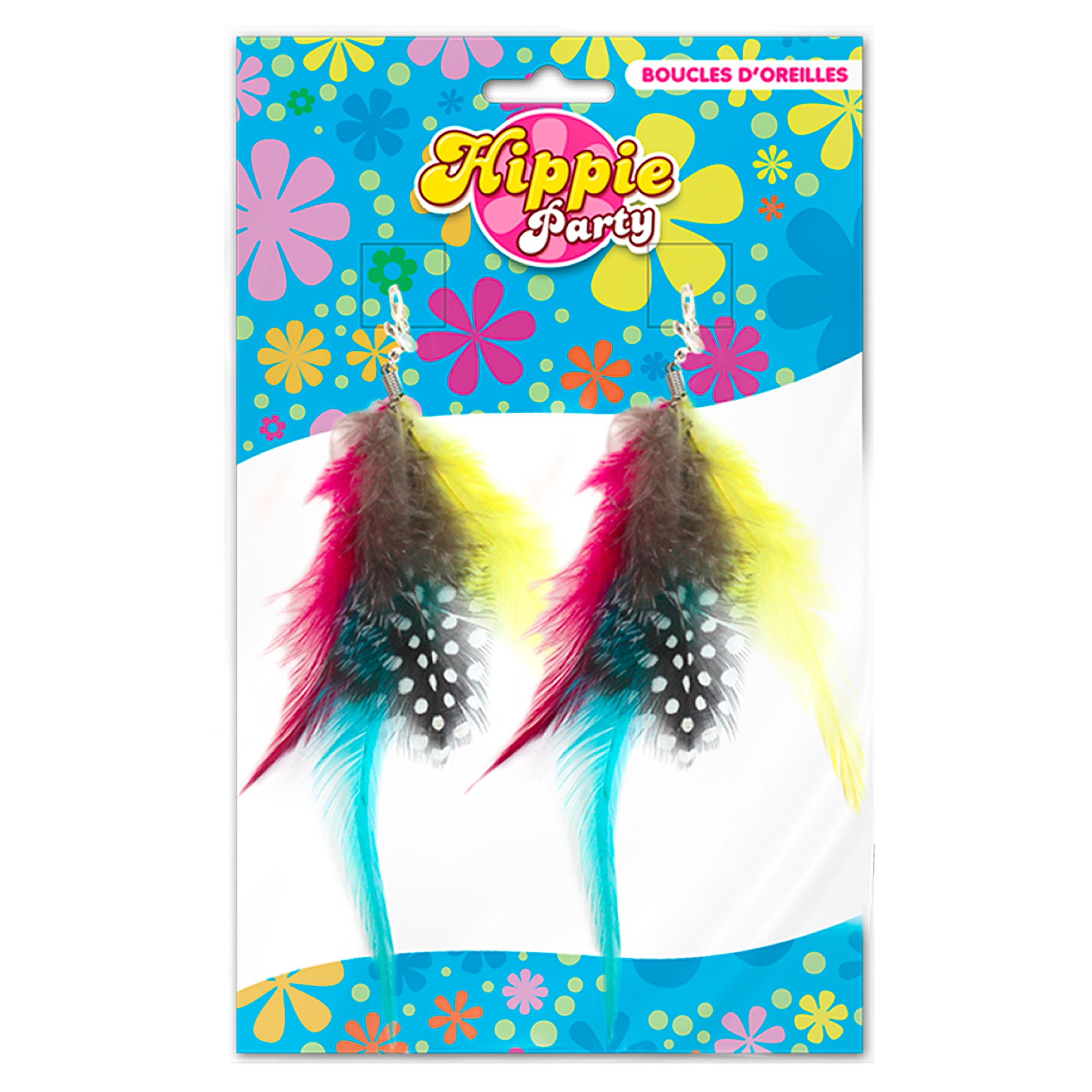 Boucles d oreilles plume