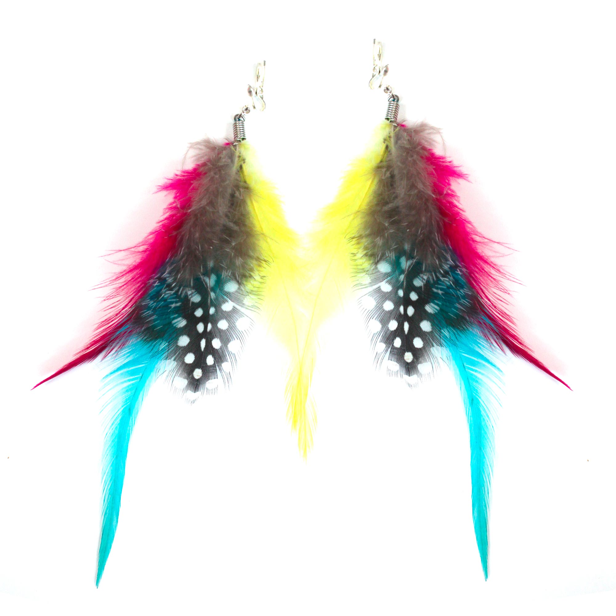 Boucles d oreilles plume