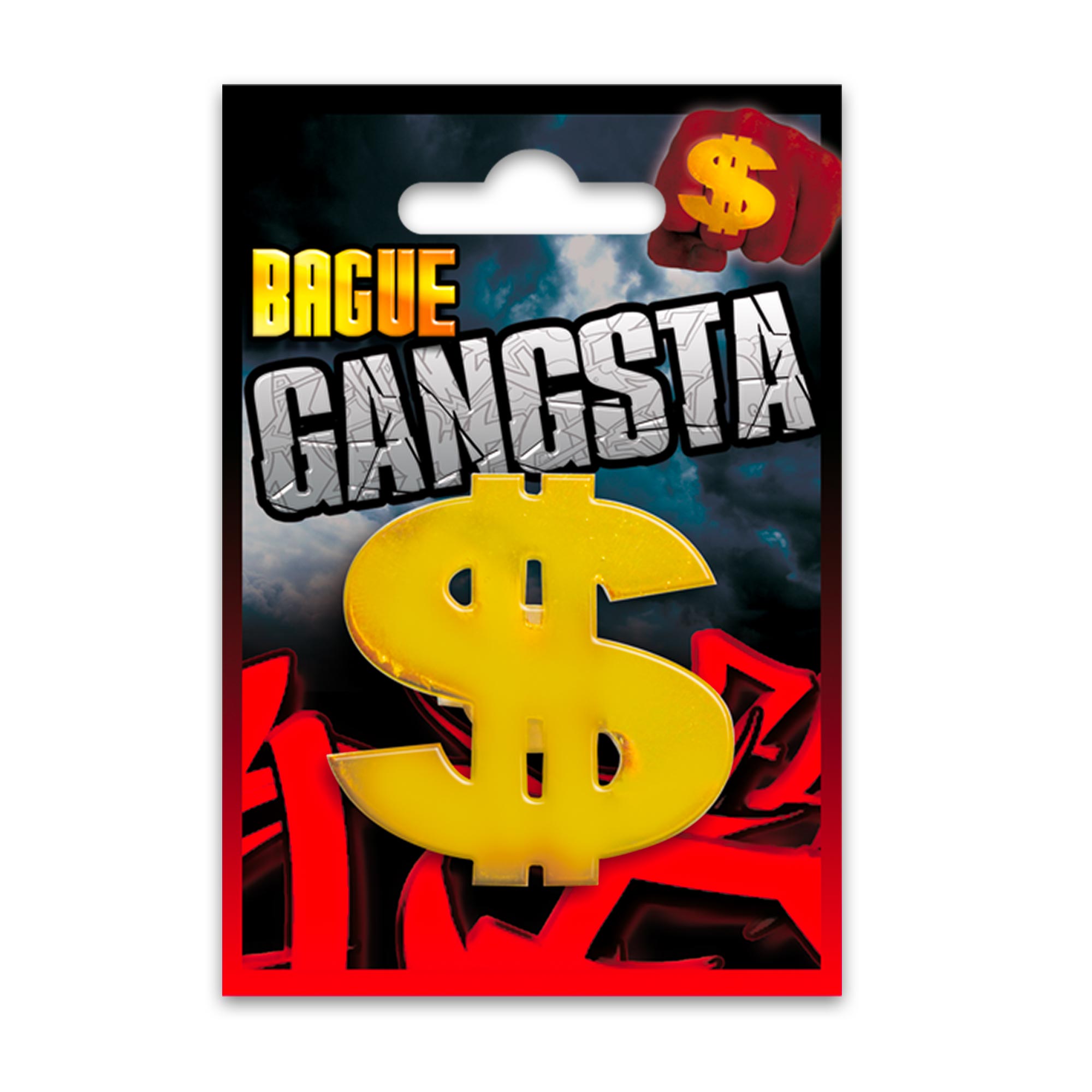 Bague dollar gangsta