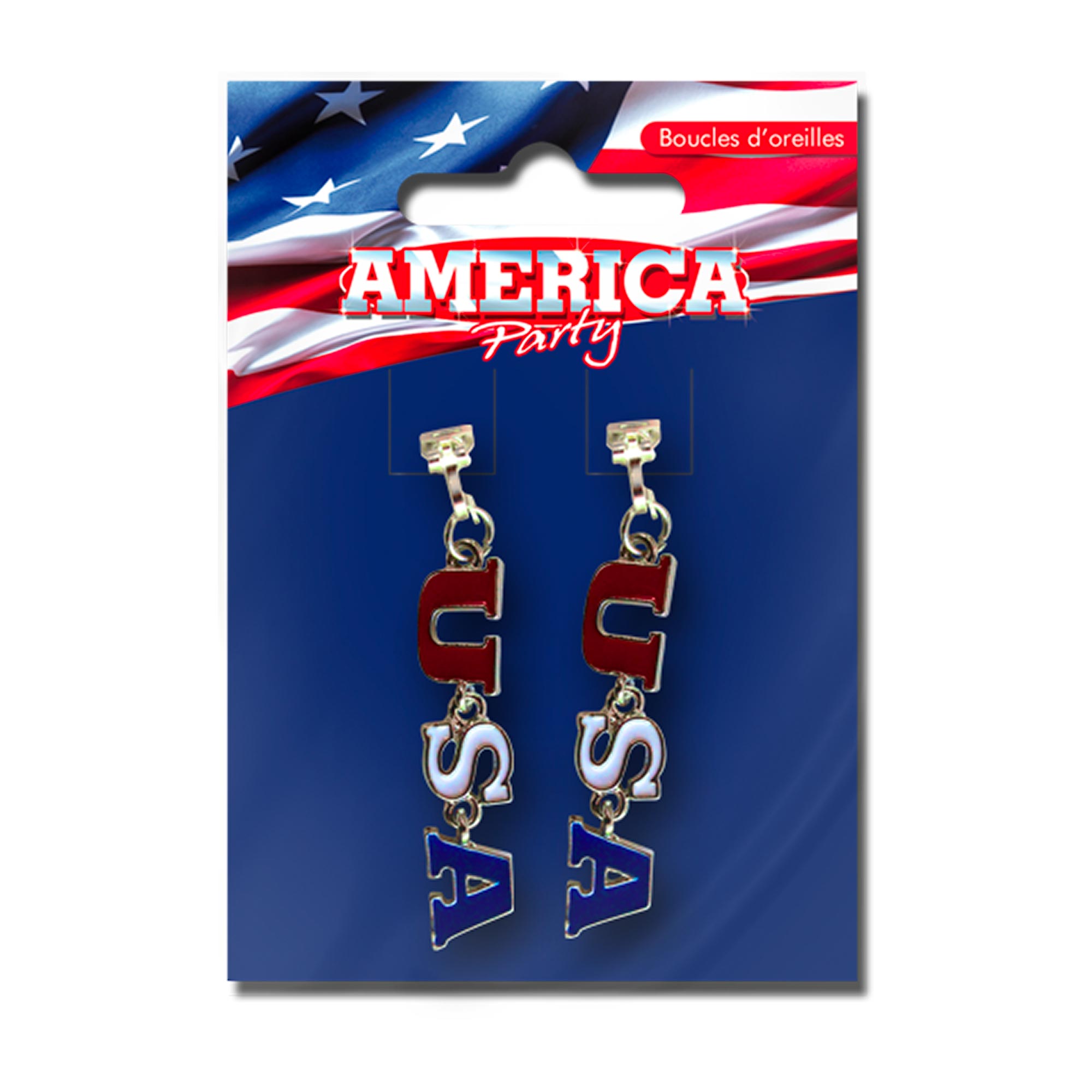 Boucles d oreilles usa