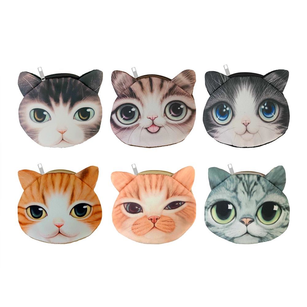 Porte monnaie chat