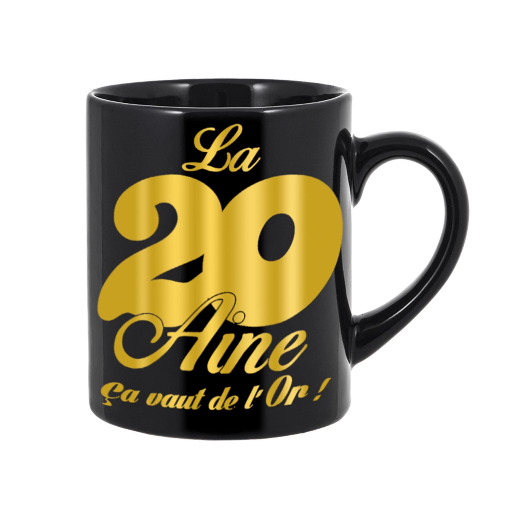 Mug geant or 20 aine