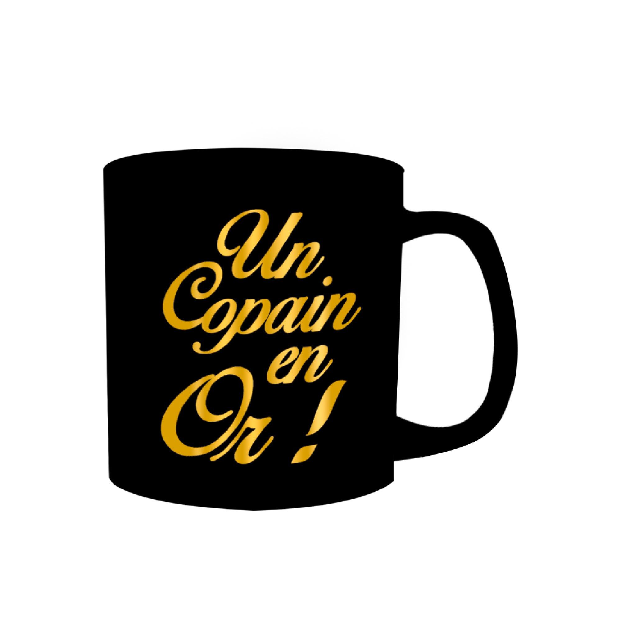Mug geant or un copain